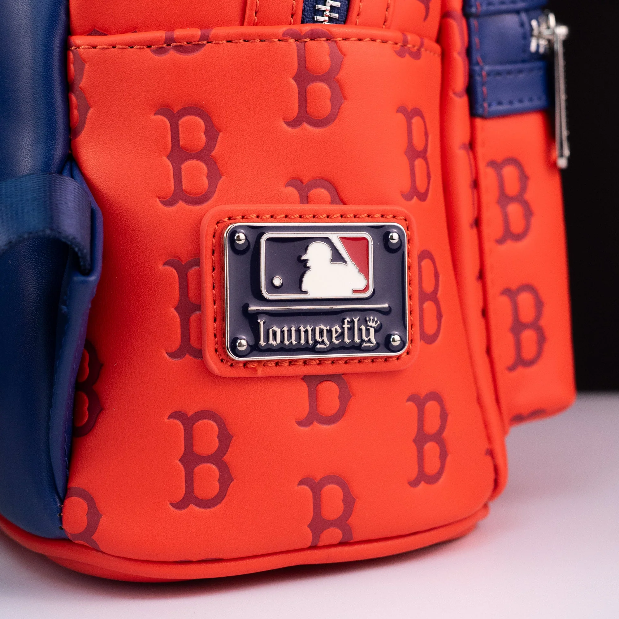 Loungefly x MLB Boston Red Sox Logo Mini Backpack - Image 4