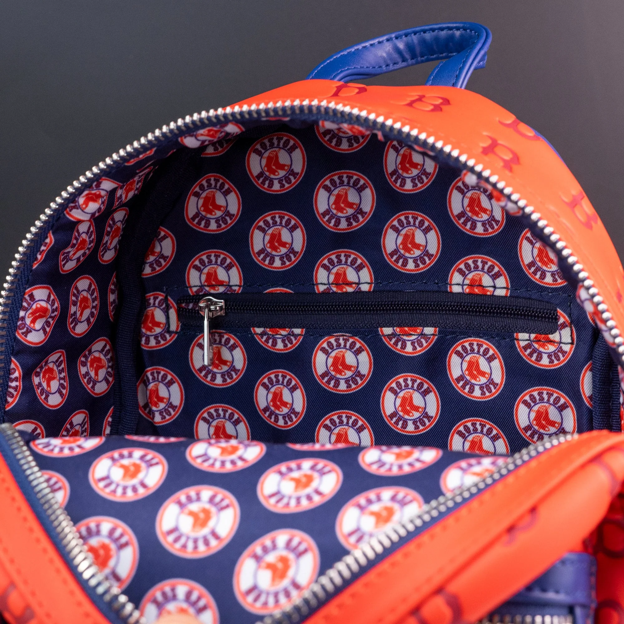 Loungefly x MLB Boston Red Sox Logo Mini Backpack - Image 6