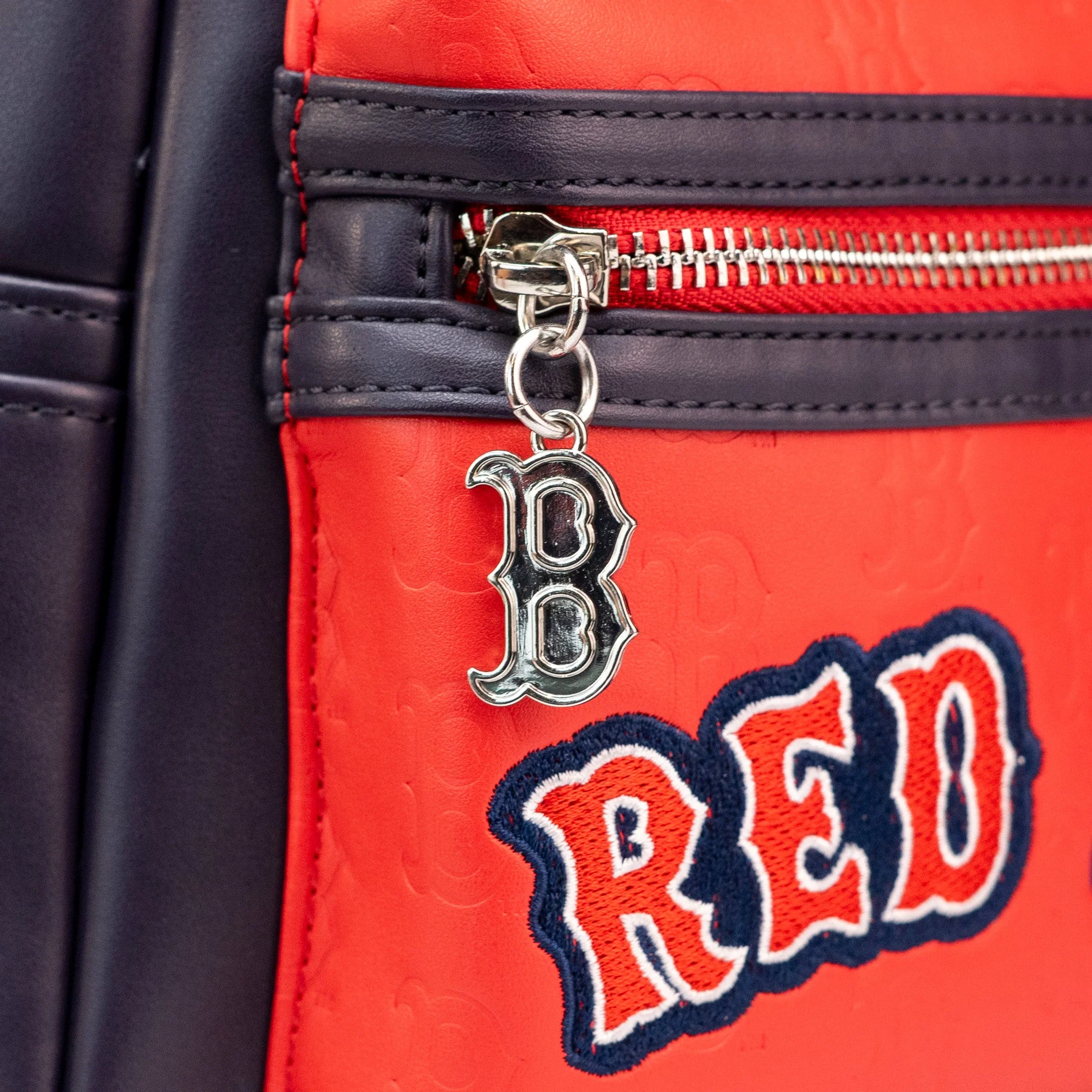 Loungefly x MLB Boston Red Sox Patches Mini Backpack - Image 4