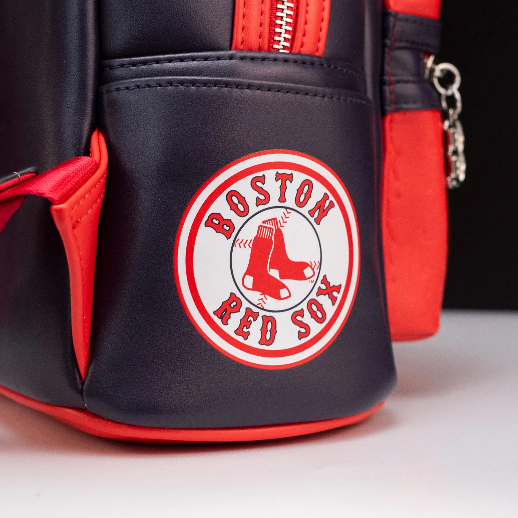 Loungefly x MLB Boston Red Sox Patches Mini Backpack - Image 5