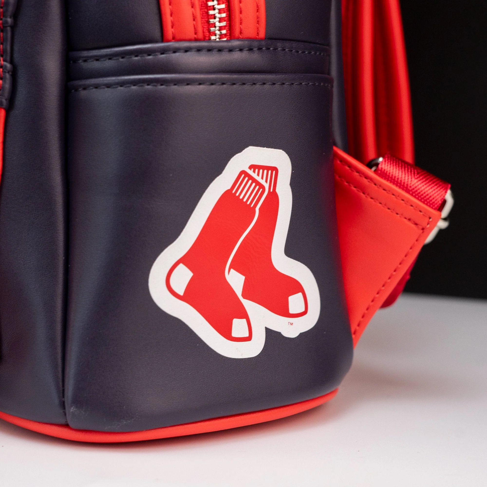 Loungefly x MLB Boston Red Sox Patches Mini Backpack - Image 6
