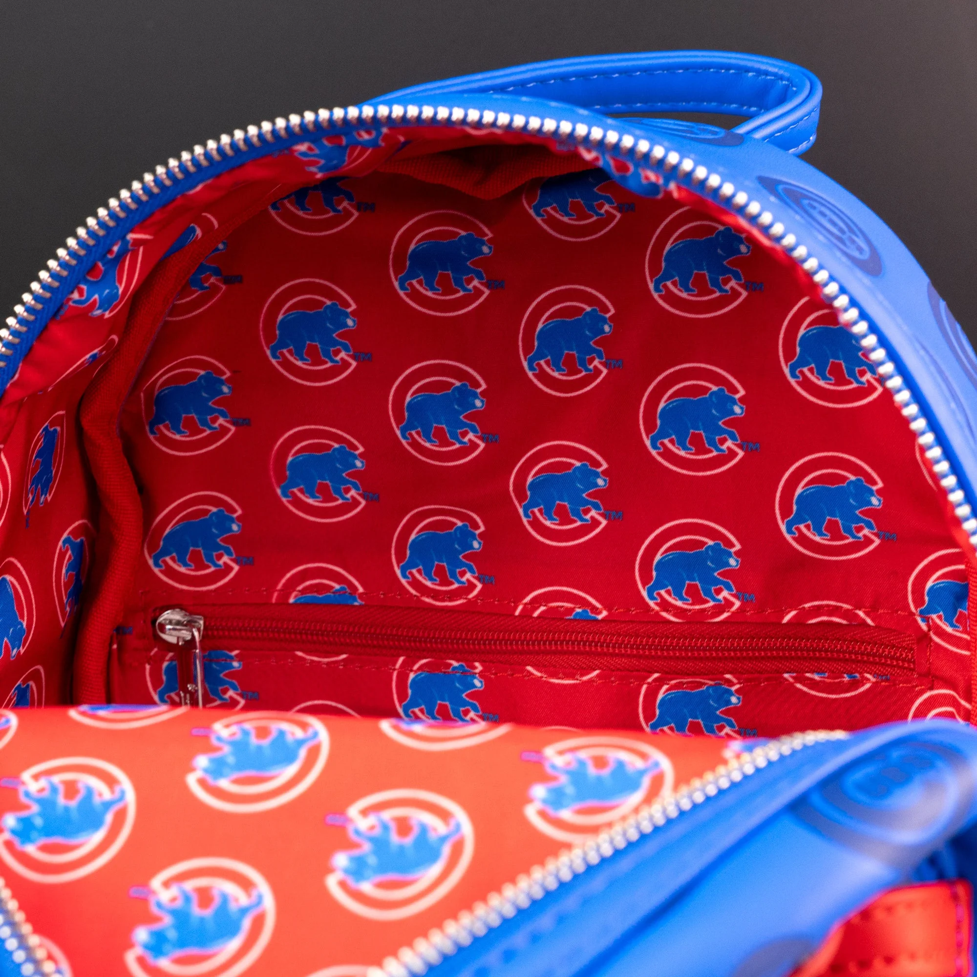 Loungefly x MLB Chicago Cubs Logo Mini Backpack - Image 6