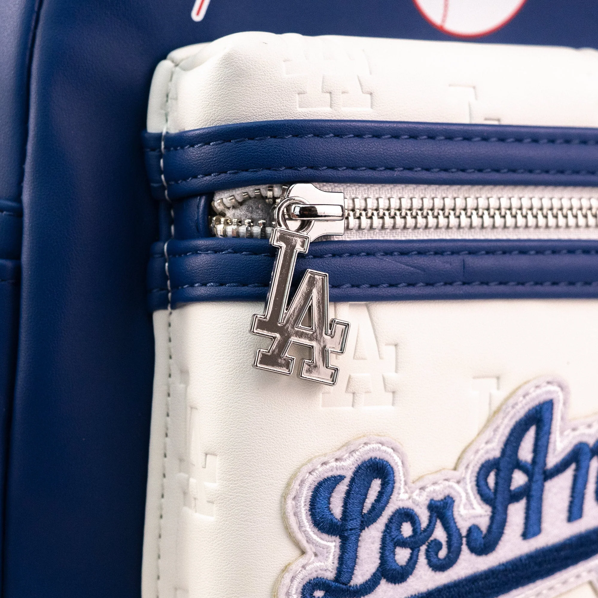 Loungefly x MLB LA Dodgers Patches Mini Backpack - Image 3