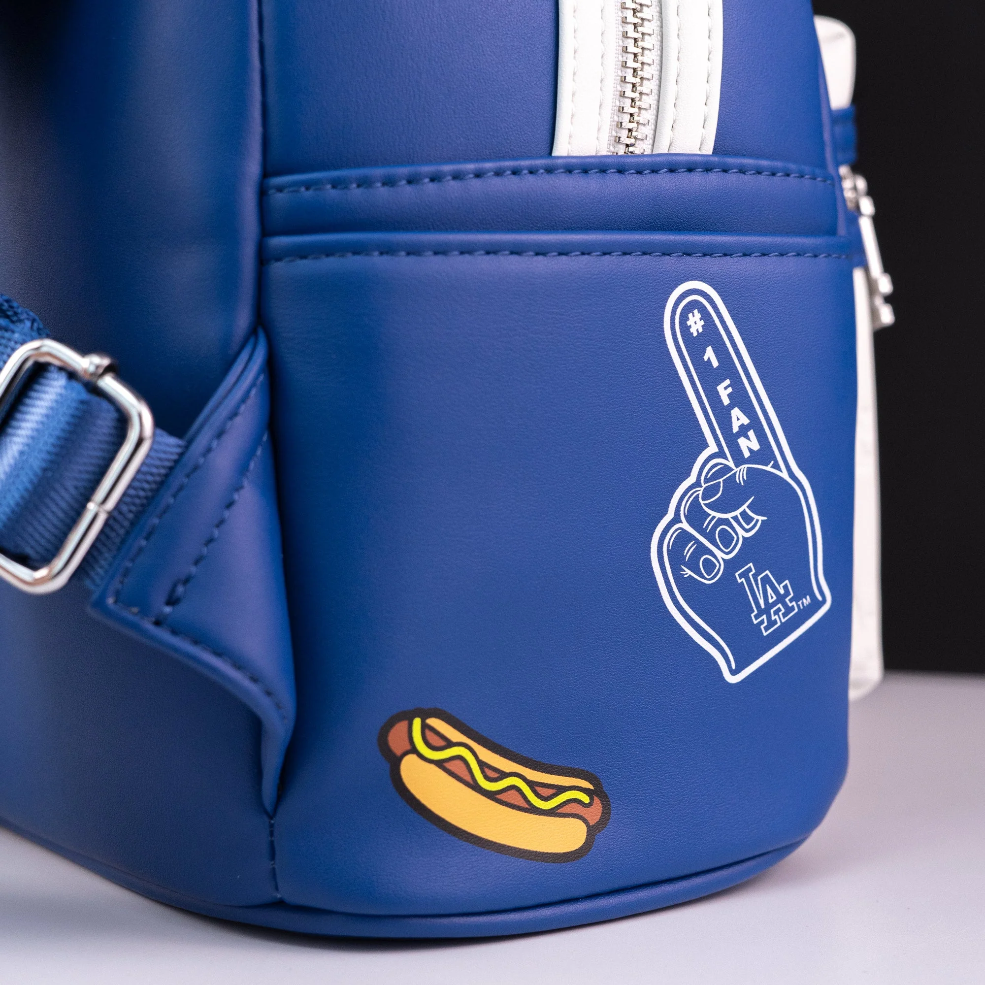 Loungefly x MLB LA Dodgers Patches Mini Backpack - Image 5