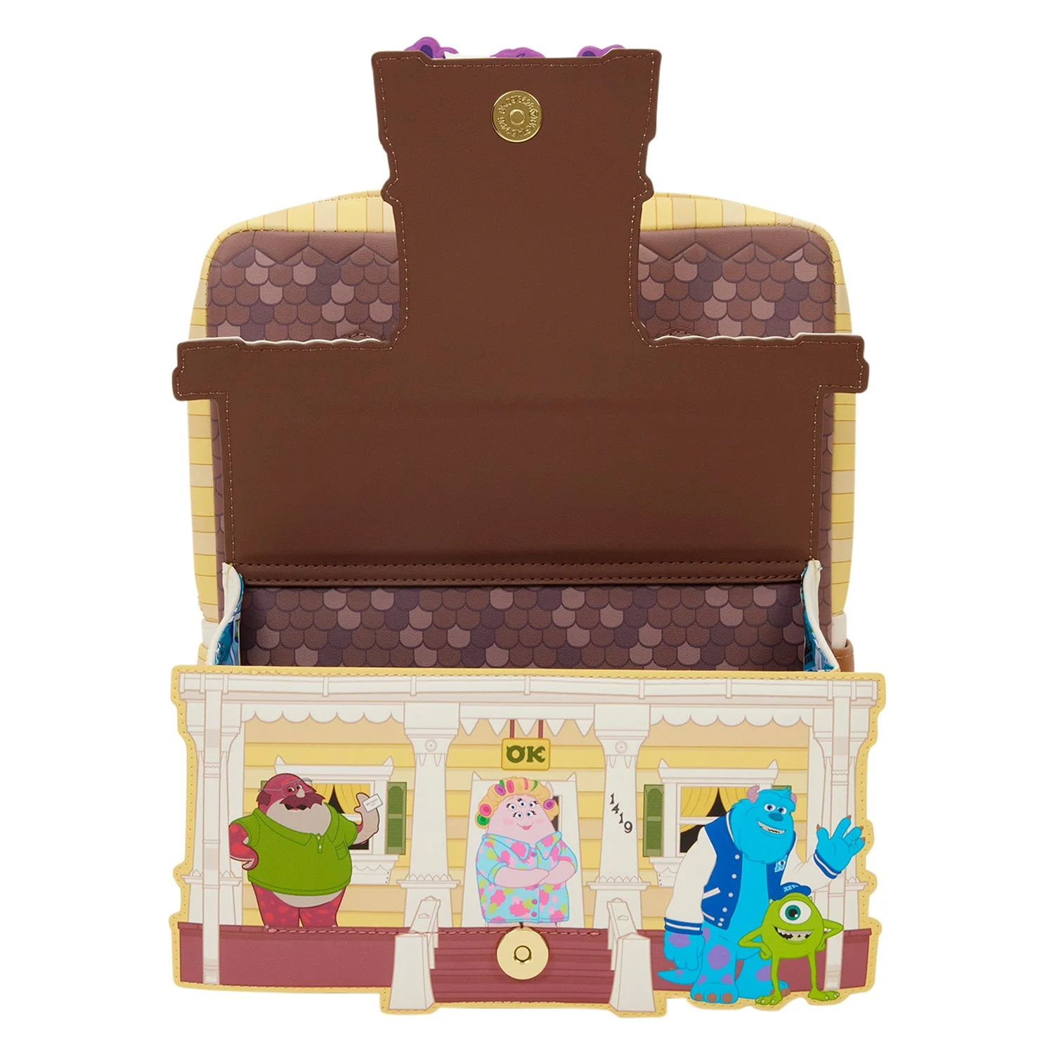 Loungefly x Monsters University Oozma Kappa House Figural Mini Backpack - Image 2