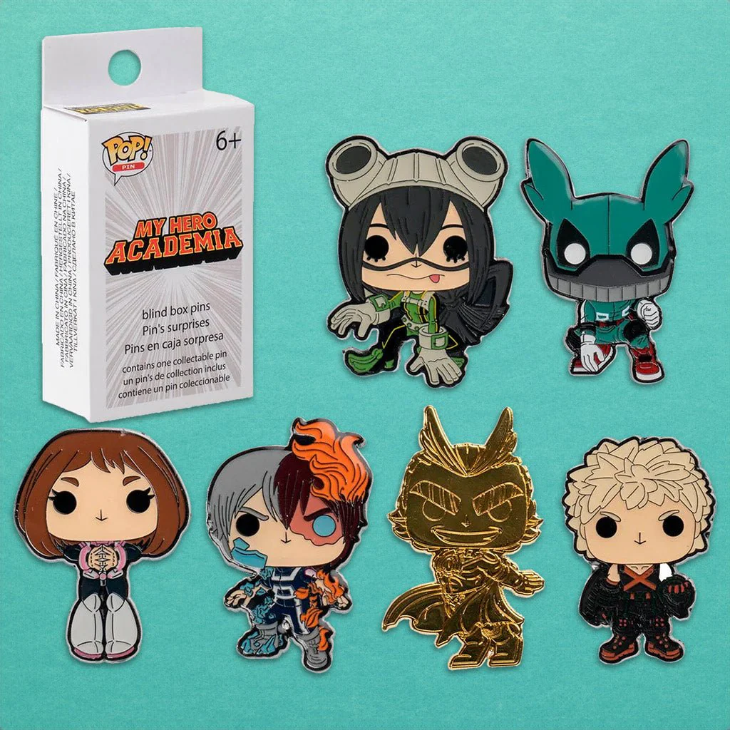 Loungefly x My Hero Academia Character Blind Box Mystery Pin