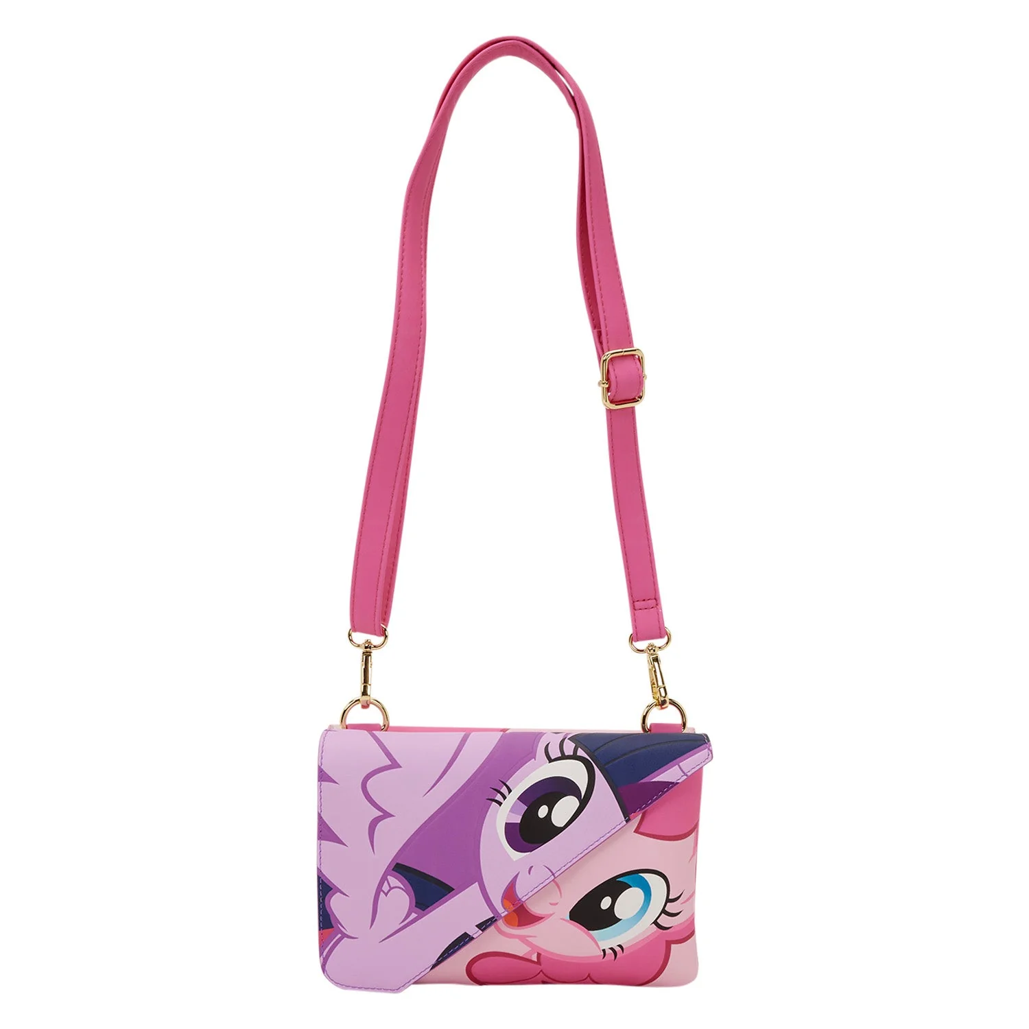 Loungefly x My Little Pony Twilight Sparkle & Pinkie Pie Crossbody Bag - Image 3