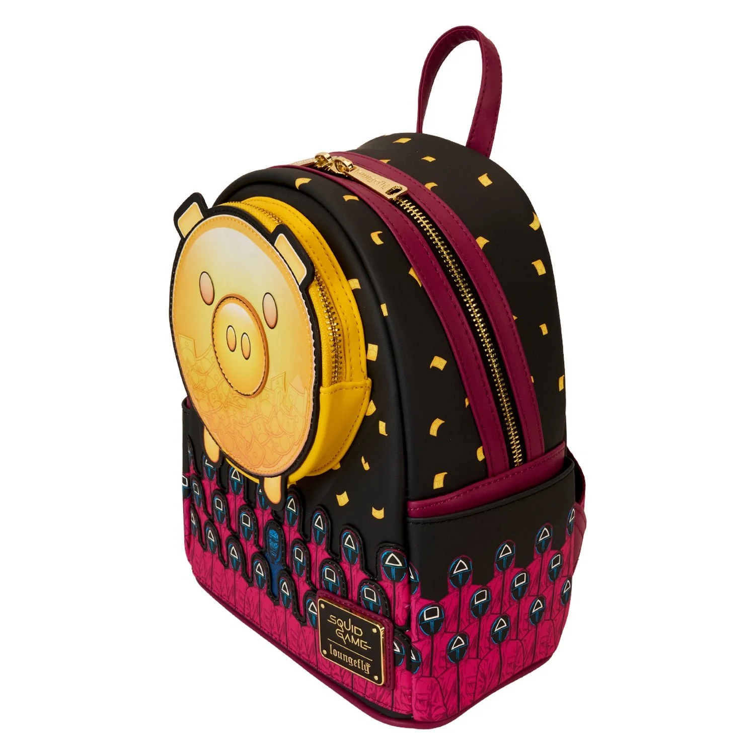 Loungefly x Netflix Squid Game Piggy Bank Mini Backpack - Image 4
