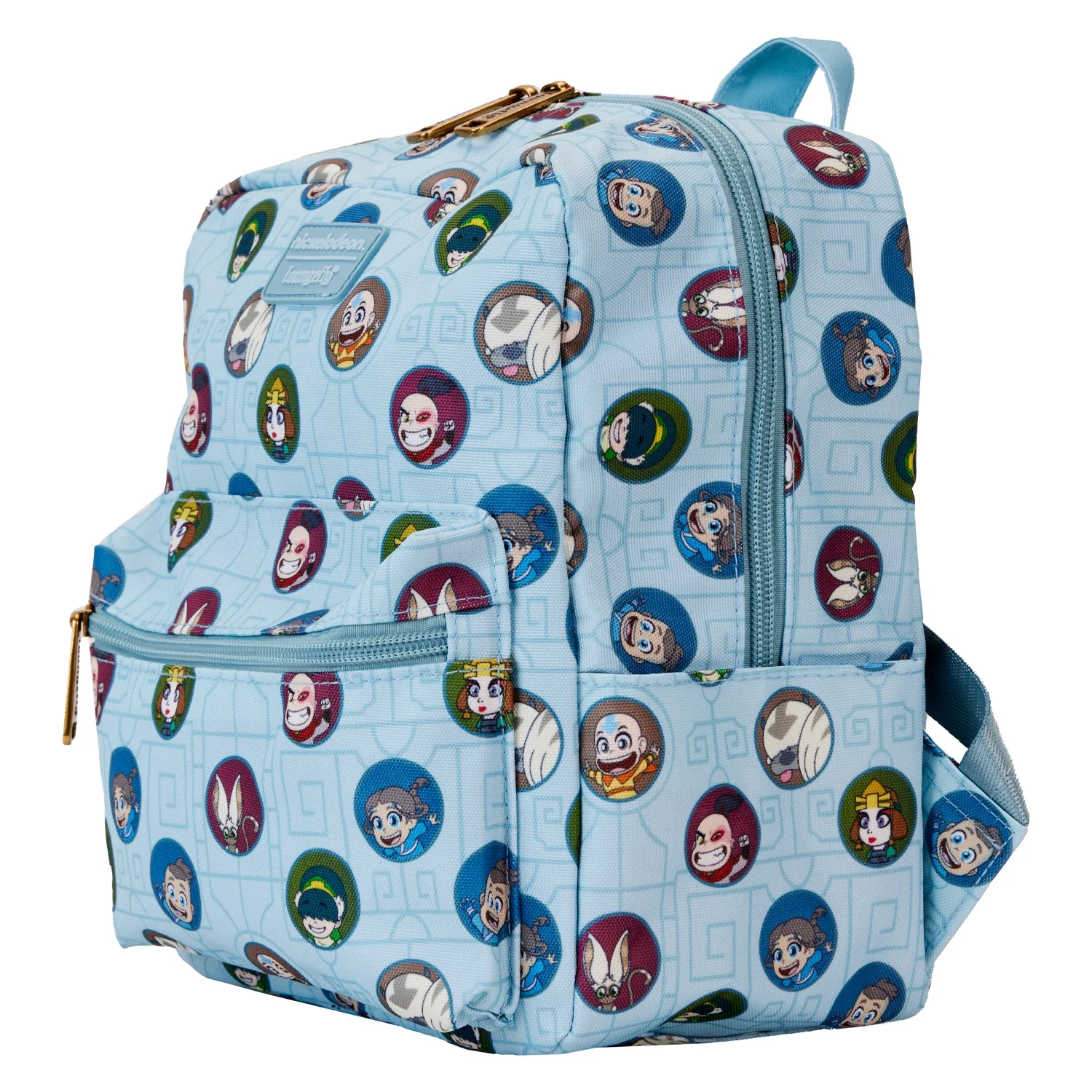 Loungefly x Nickelodeon Avatar: The Last Airbender AOP Nylon Square Mini Backpack - Image 2