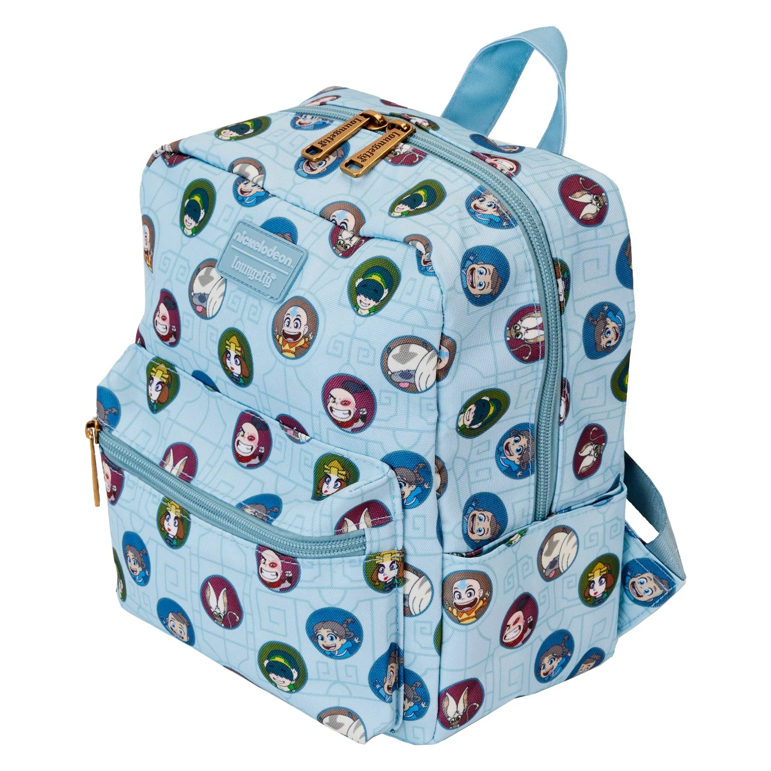 Loungefly x Nickelodeon Avatar: The Last Airbender AOP Nylon Square Mini Backpack - Image 3