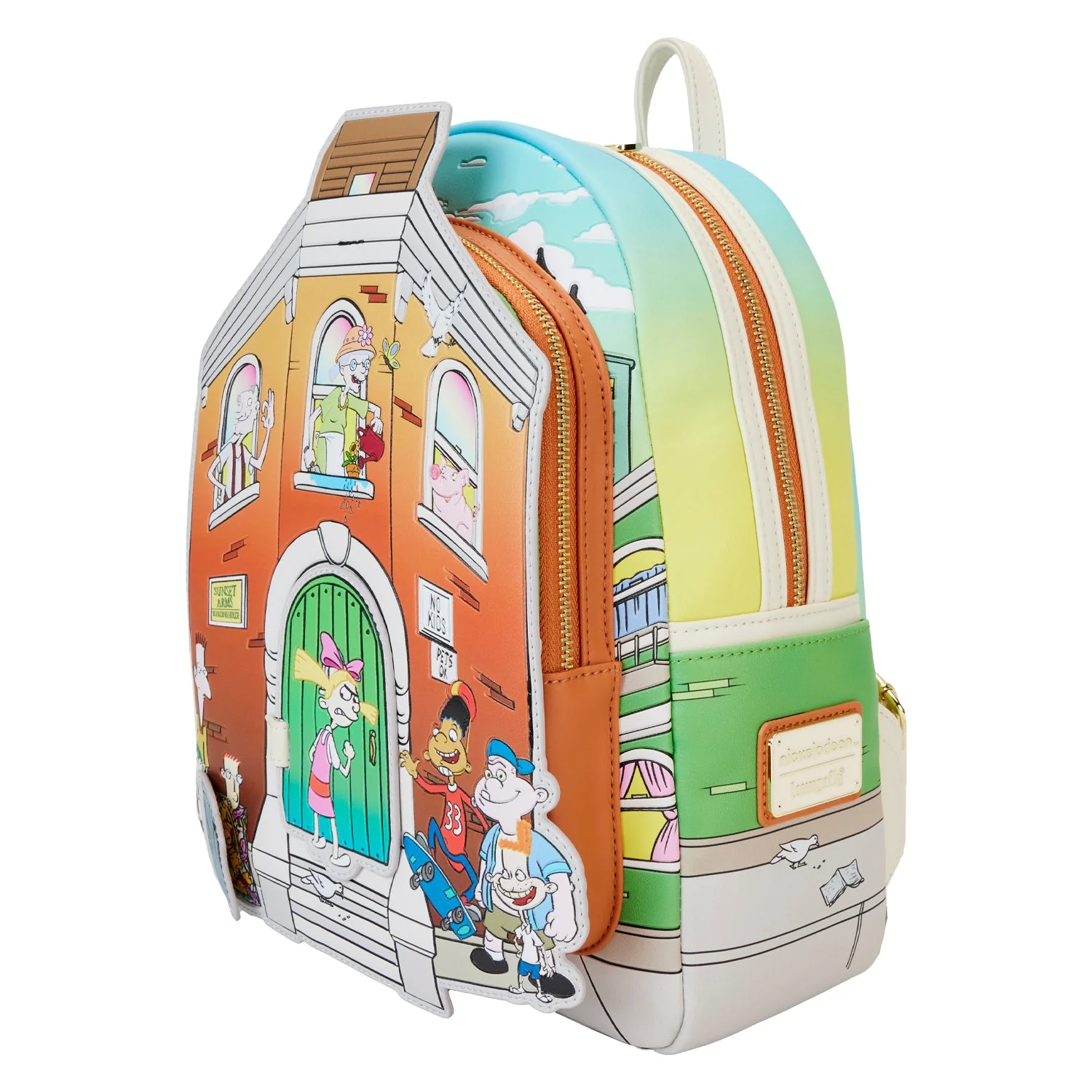 Loungefly x Nickelodeon Hey Arnold House Mini Backpack - Image 3