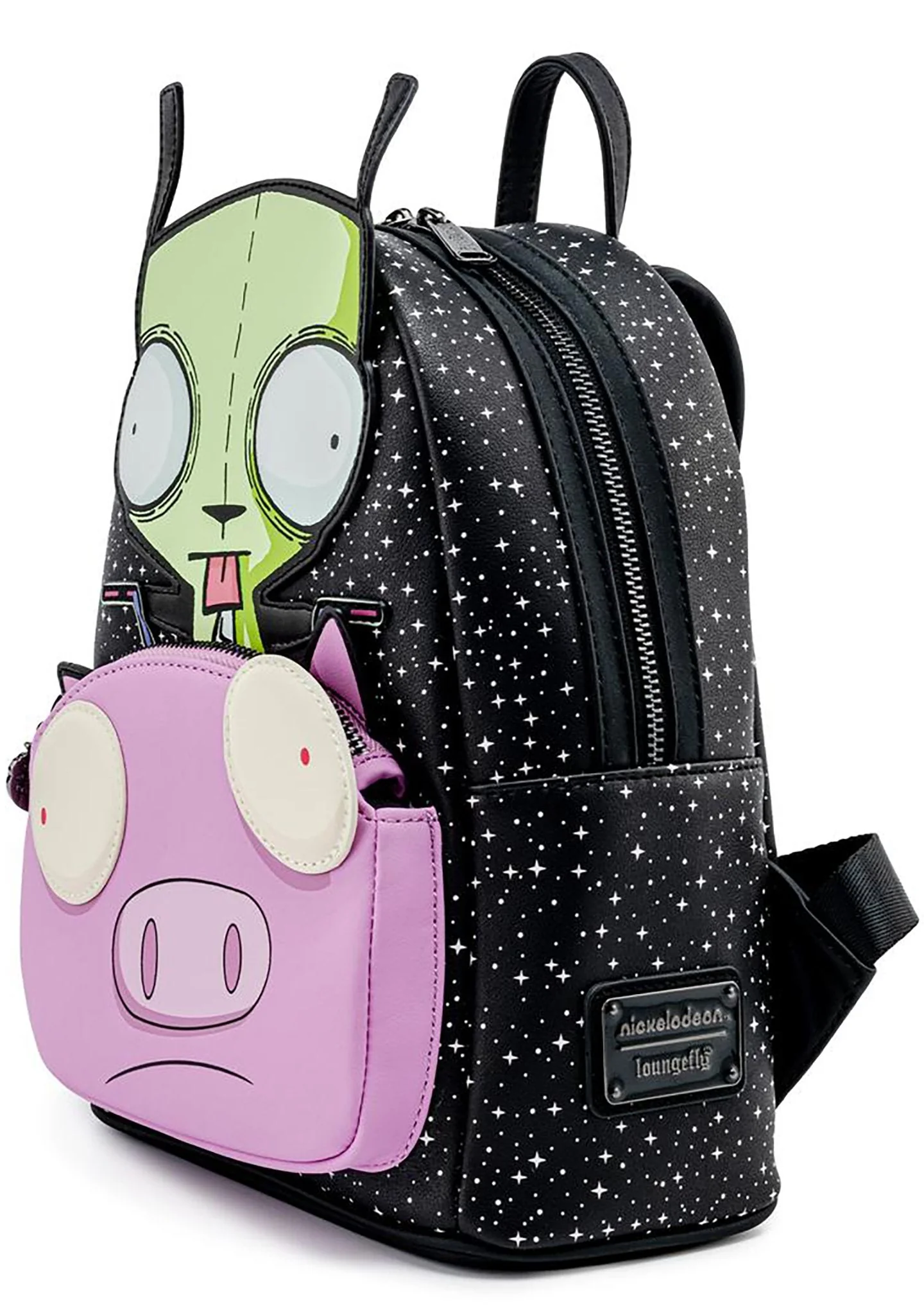 Loungefly x Nickelodeon Invader Zim Gir Pig Bee Doom Mini Backpack - Image 3