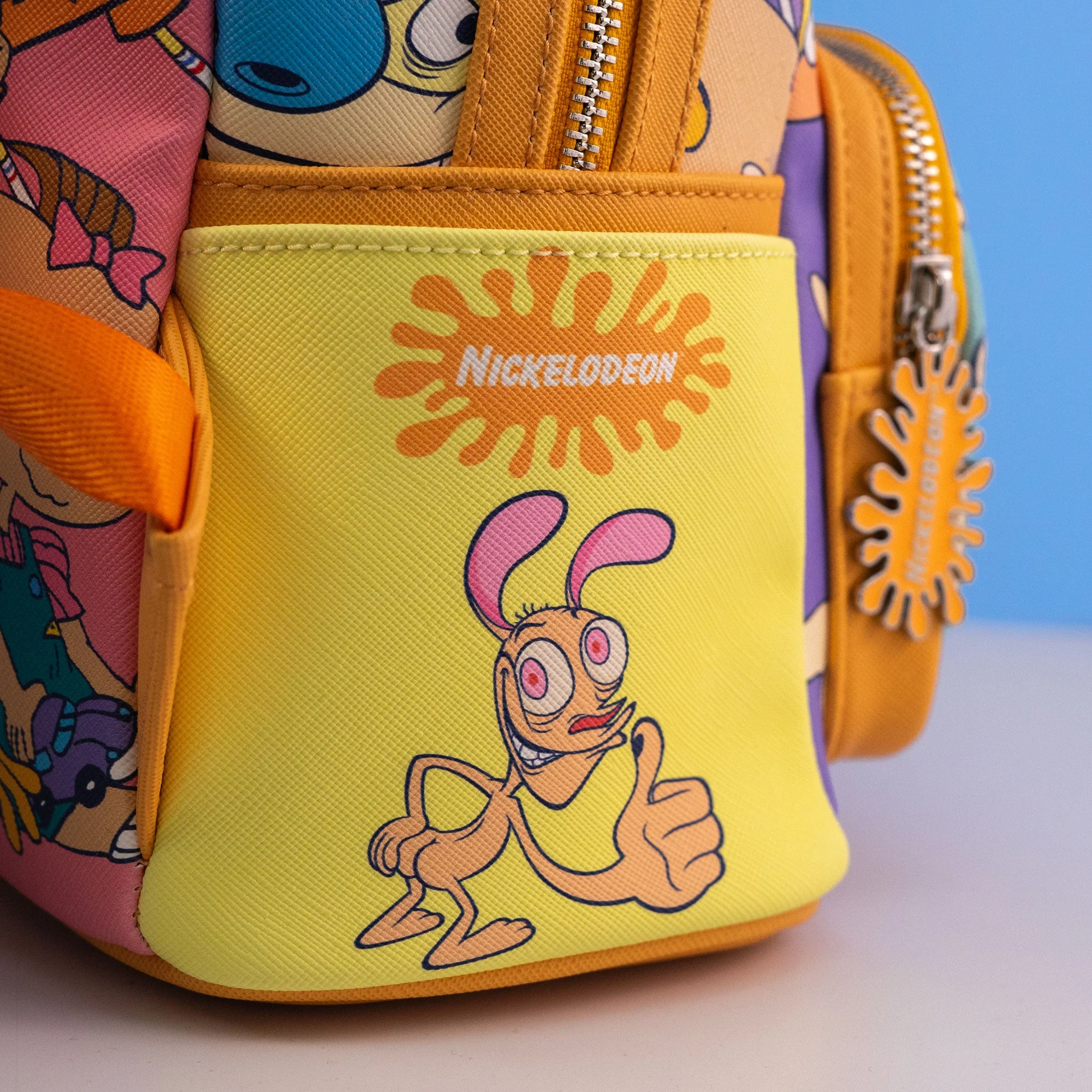 Loungefly x Nickelodeon Nick 90s Colour Block AOP Mini Backpack - Image 6