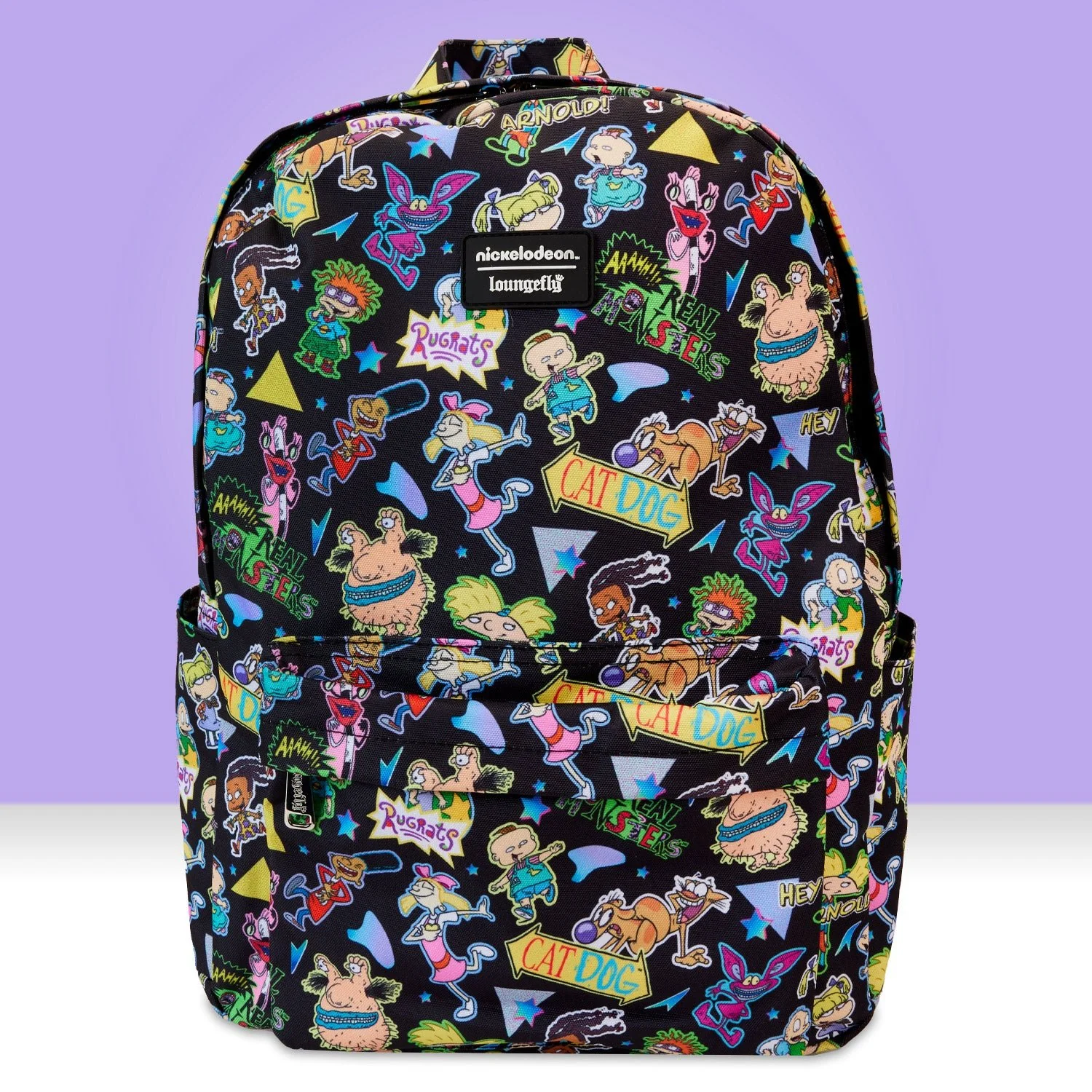 Loungefly x Nickelodeon Retro AOP Full Size Nylon Backpack