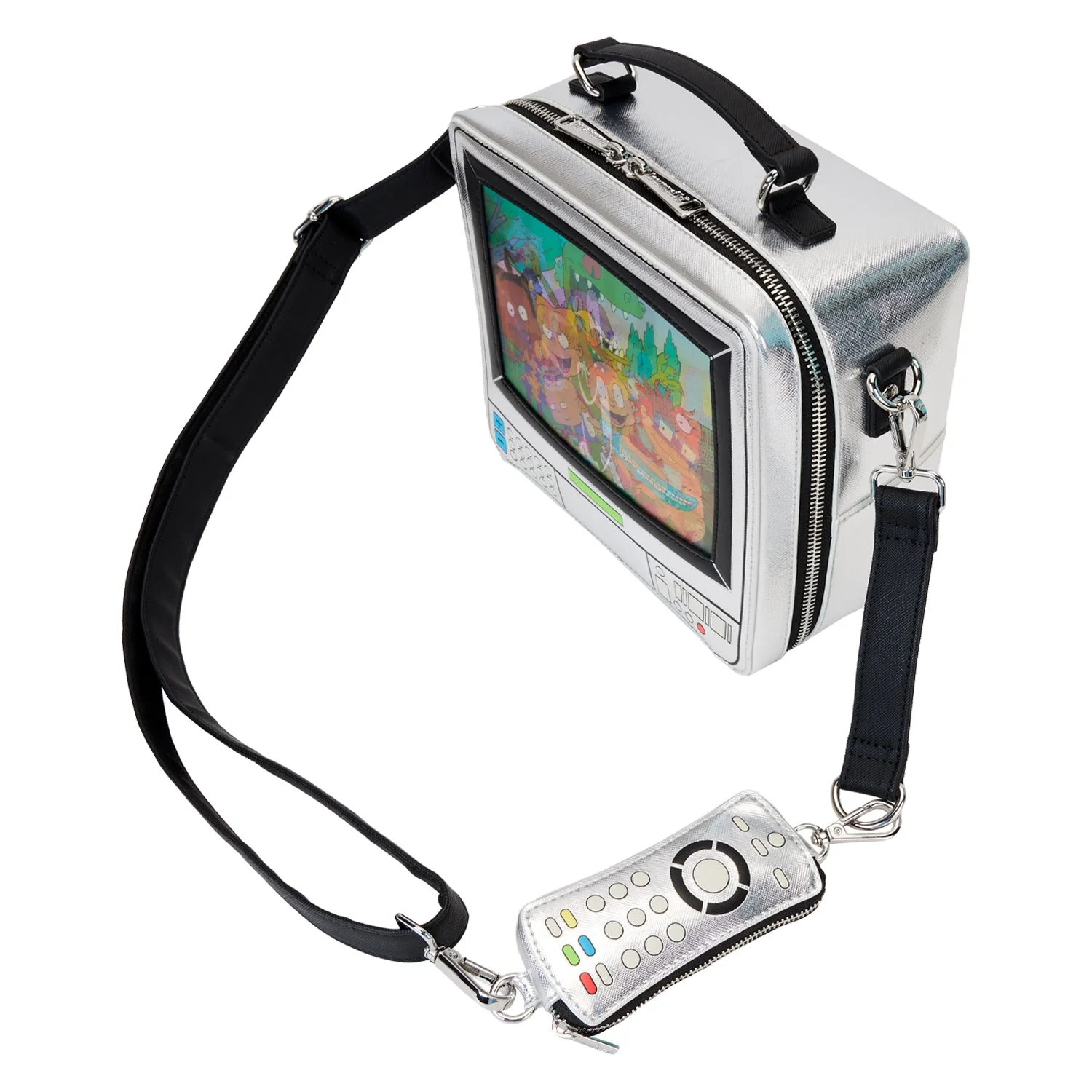 Loungefly x Nickelodeon Retro TV Triple Lenticular Crossbody Bag - Image 5