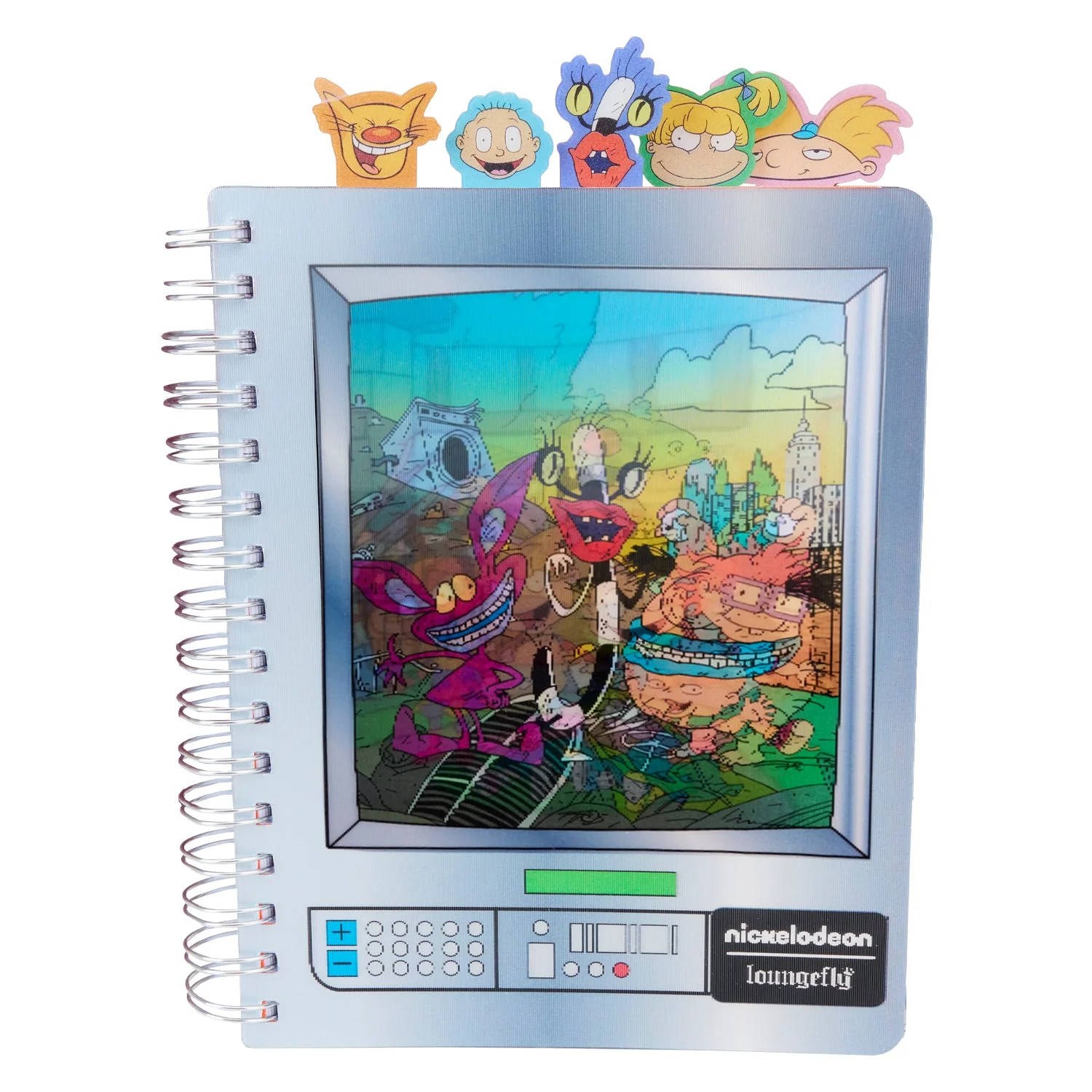 Loungefly x Nickelodeon Rewind Lenticular Tab Journal - Image 2