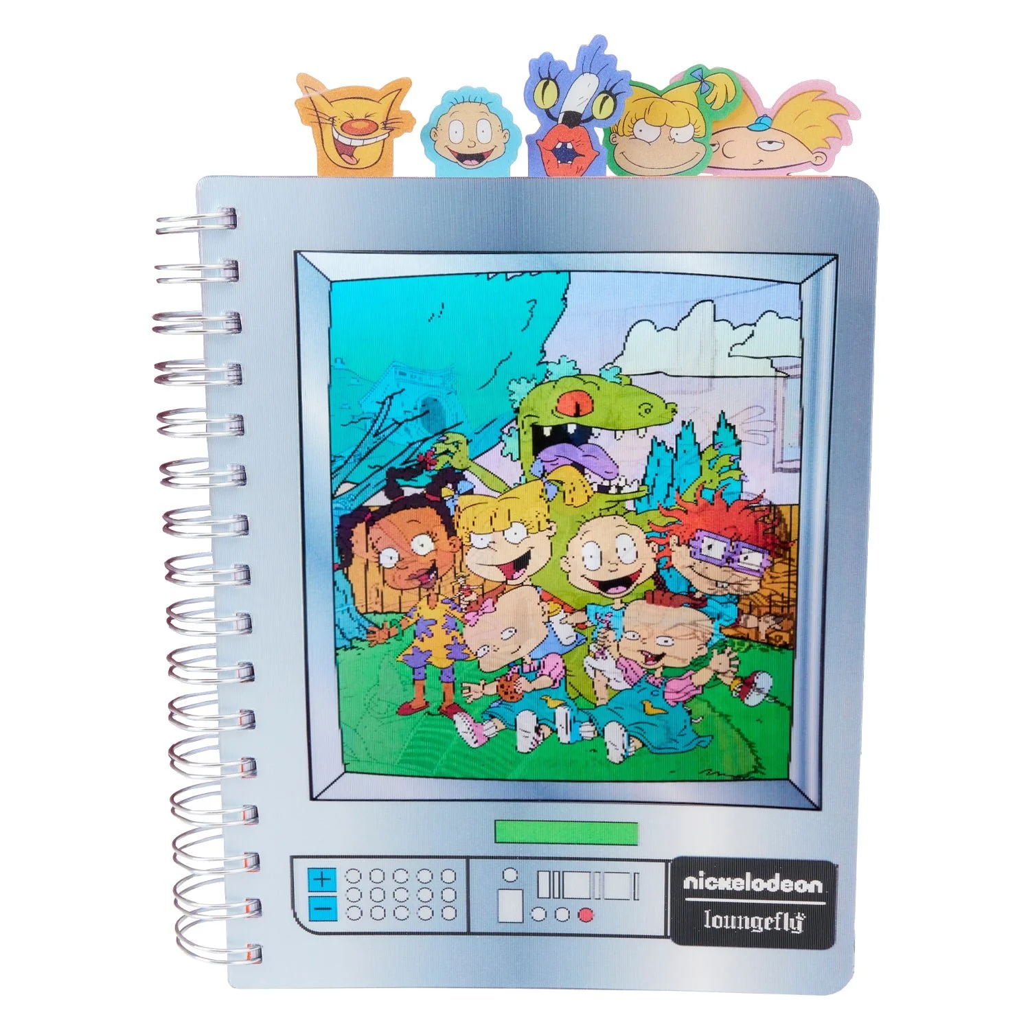 Loungefly x Nickelodeon Rewind Lenticular Tab Journal - Image 3