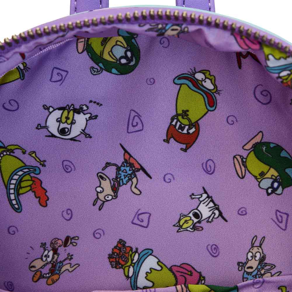 Loungefly x Nickelodeon Rocko's Modern Life Lenticular TV Mini Backpack - Image 4
