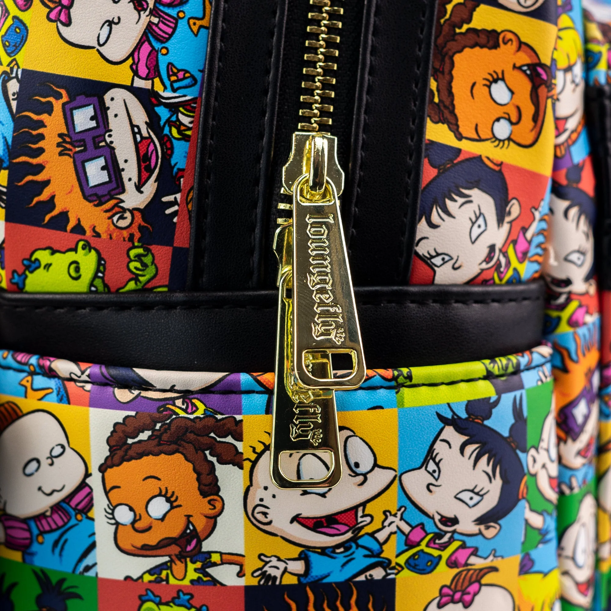 Loungefly x Nickelodeon Rugrats Character Tile Print Mini Backpack - Image 4
