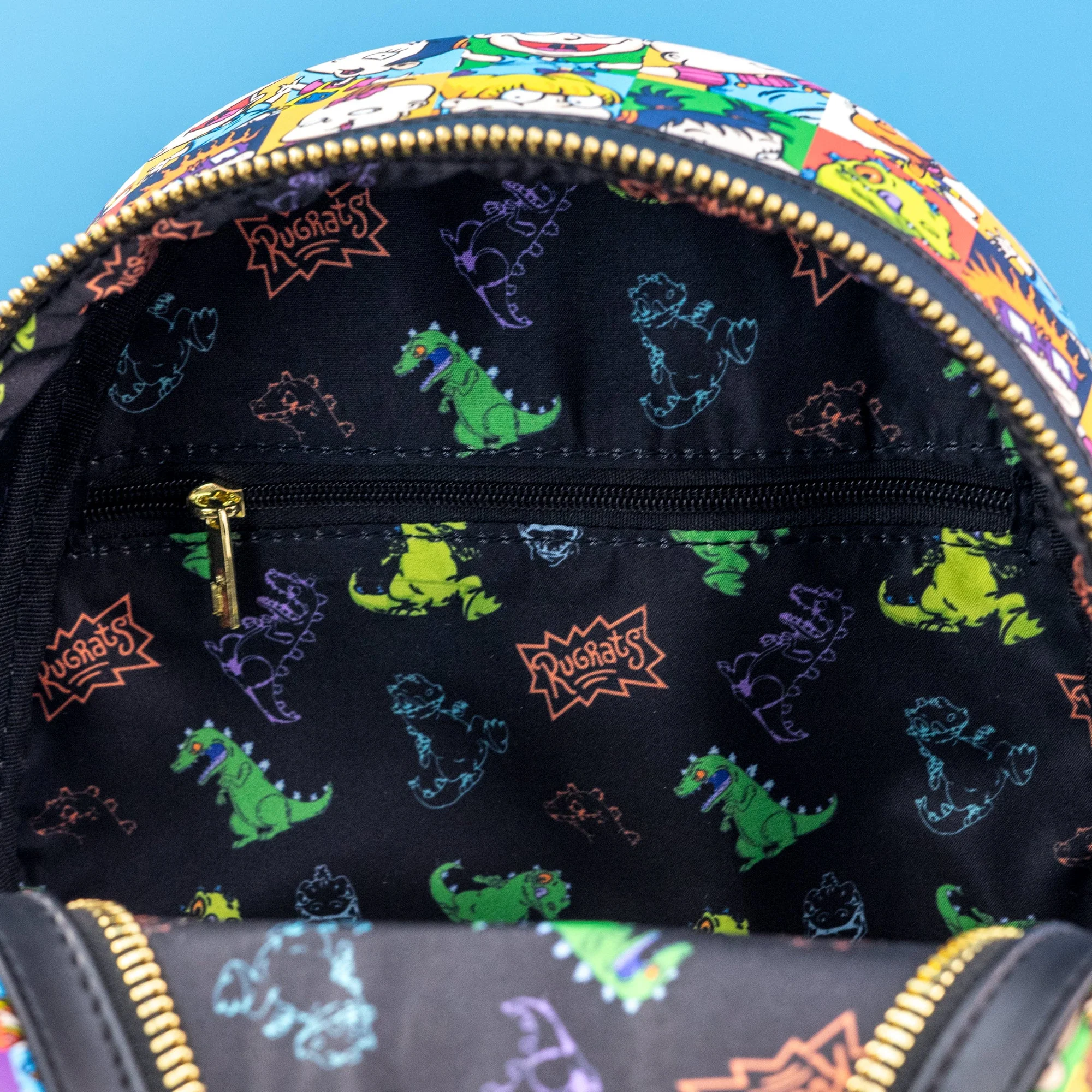 Loungefly x Nickelodeon Rugrats Character Tile Print Mini Backpack - Image 7
