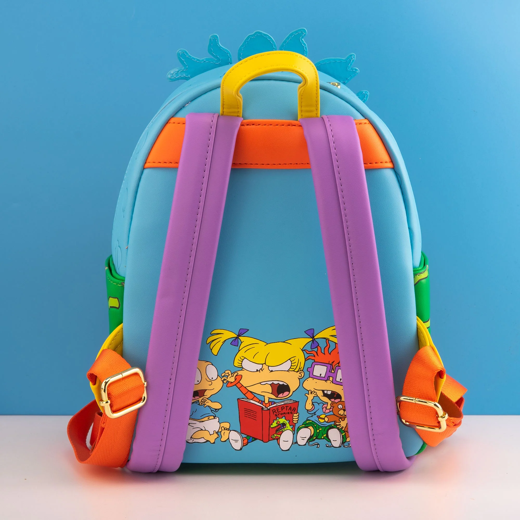 Loungefly x Nickelodeon Rugrats Tommy, Chucky & Angelica Triple Pocket Mini Backpack - Image 8