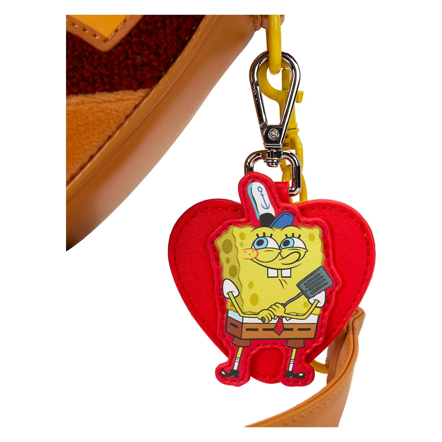 Loungefly x Nickelodeon Spongebob Krabby Patty Plush Crossbody Bag - Image 2