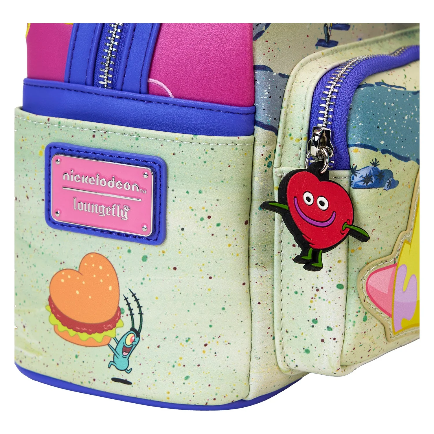 Loungefly x Nickelodeon Spongebob & Patrick Mini Backpack - Image 6