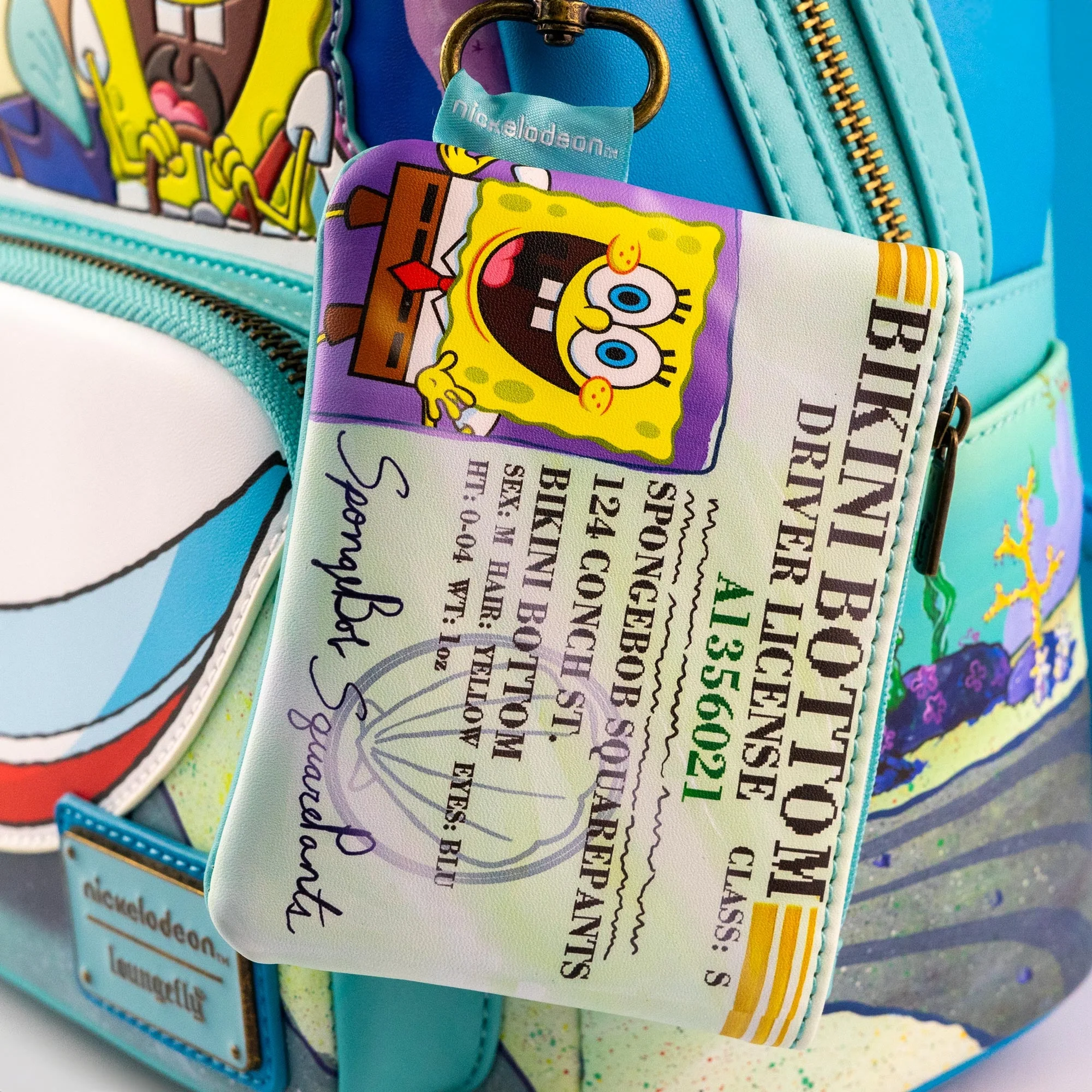 Loungefly x Nickelodeon SpongeBob Squarepants Mrs. Puff’s Boating School Mini Backpack - Image 4