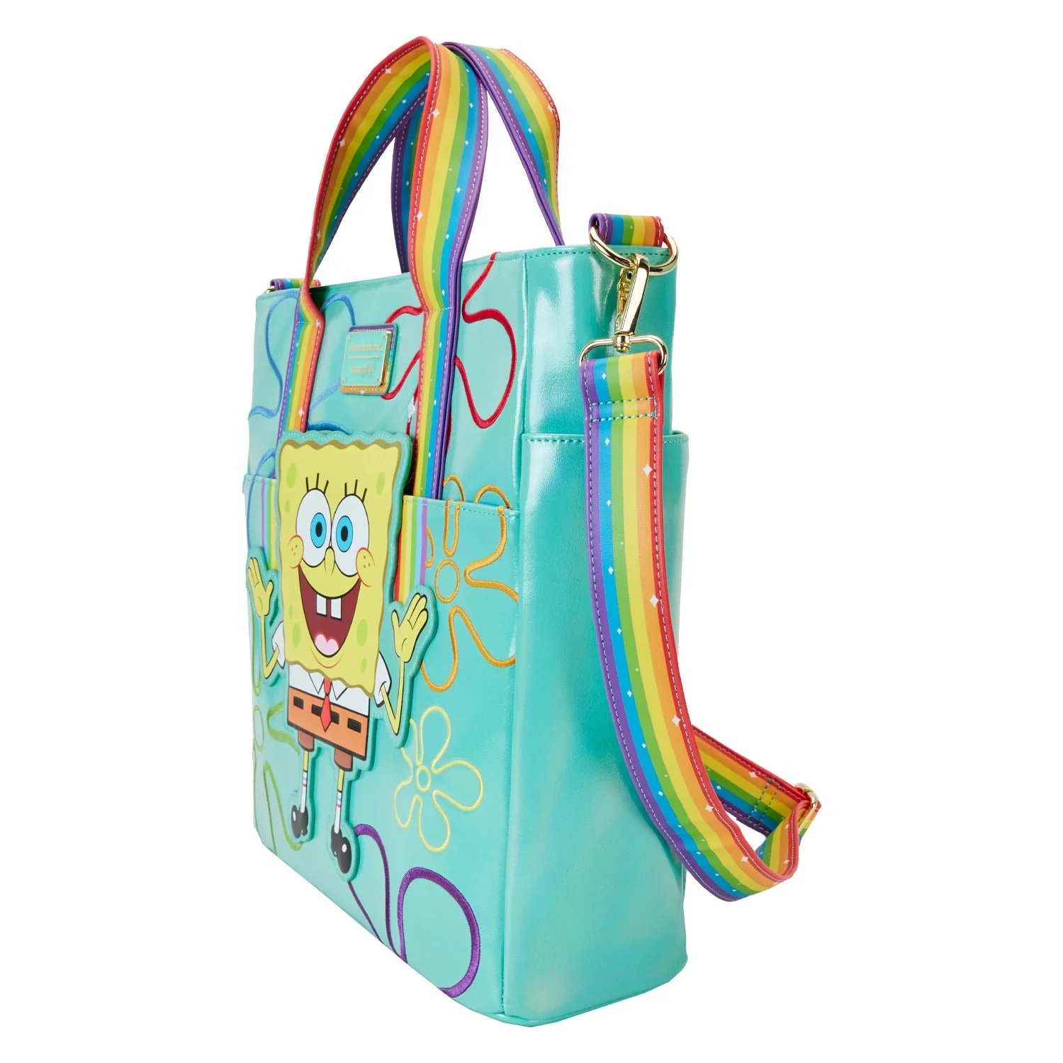 Loungefly x Nickelodeon SpongeBob SquarePants Imagination Convertible Tote Bag - Image 4
