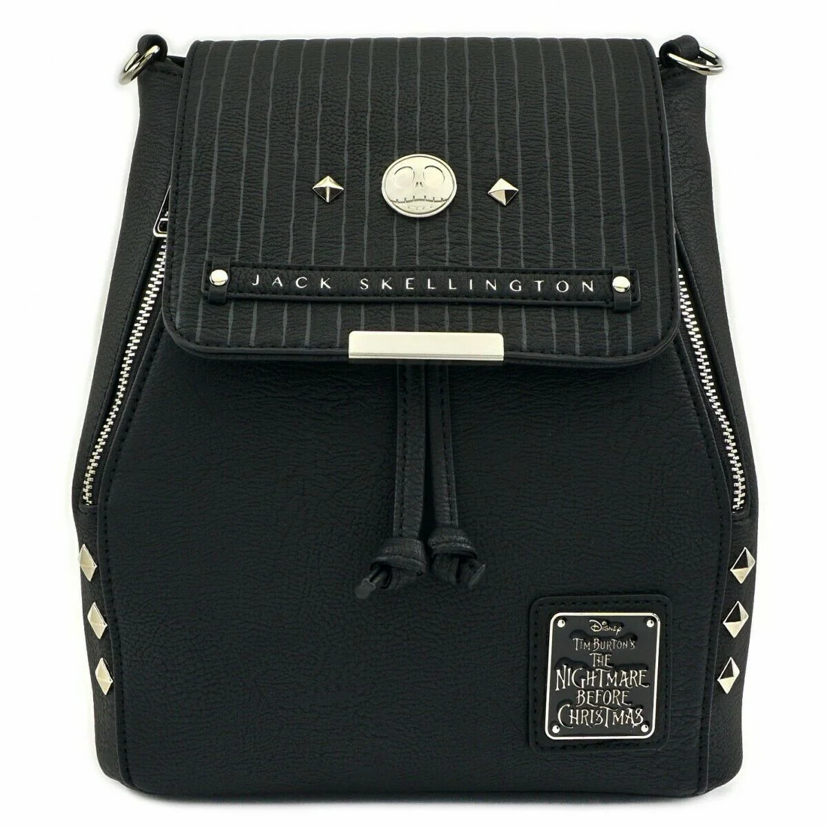 Loungefly x Nightmare Before Christmas Jack Skellington Convertible Mini Backpack - Image 2