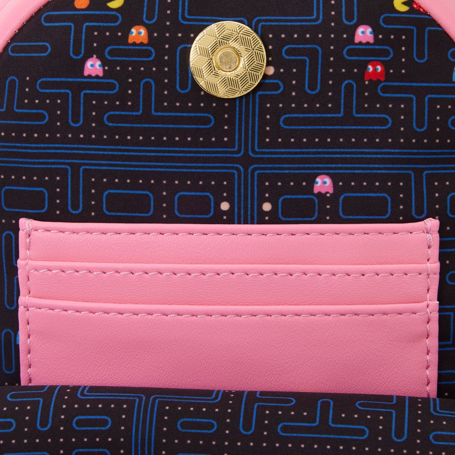 Loungefly x Pac-Man Pinky Ghost Sling Crossbody Bag - Image 5