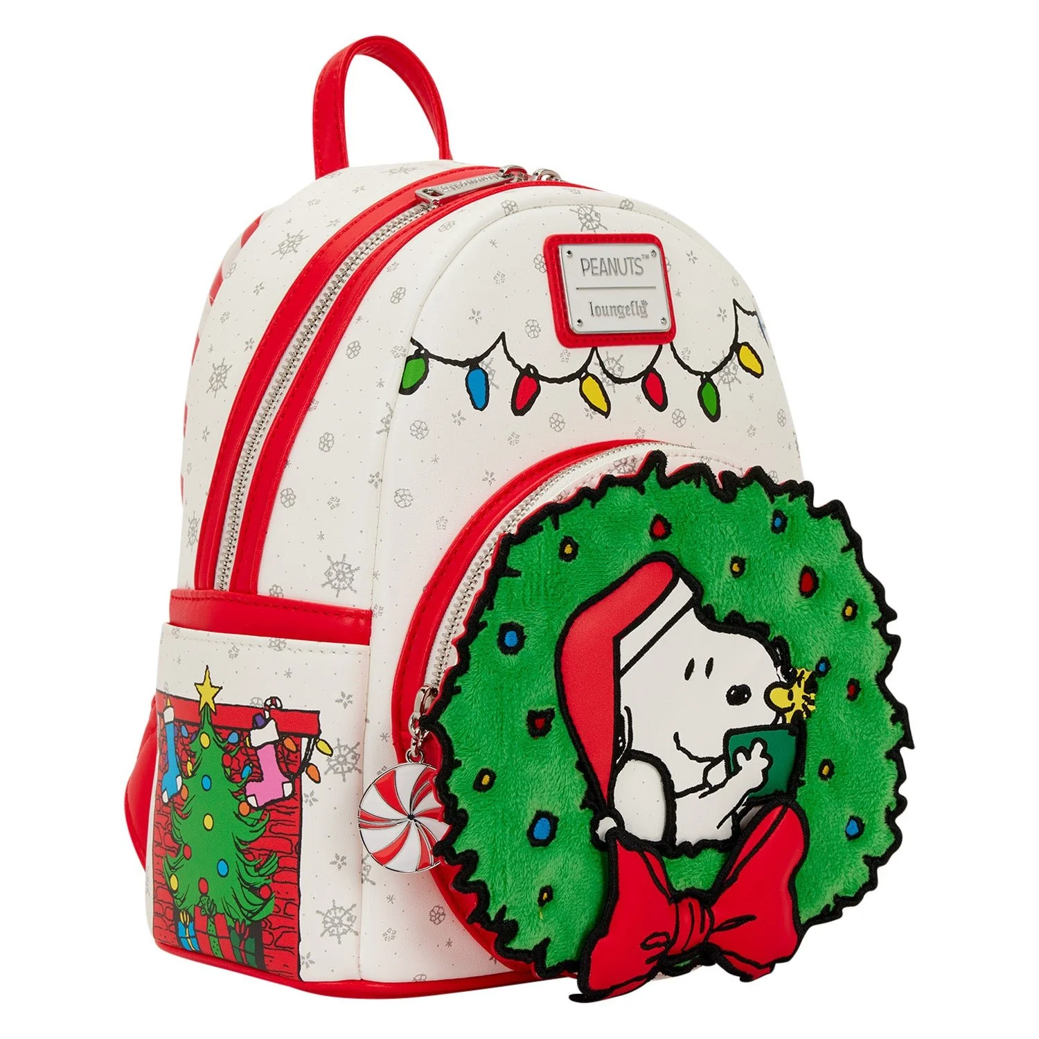 Loungefly x Peanuts Snoopy Holiday Mini Backpack - Image 3