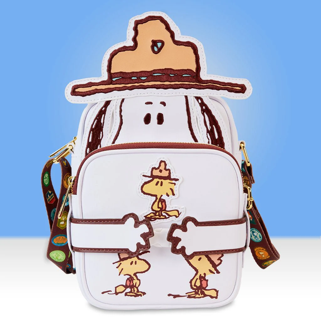 Loungefly x Peanuts Snoopy Beagle Scout Crossbuddies Bag