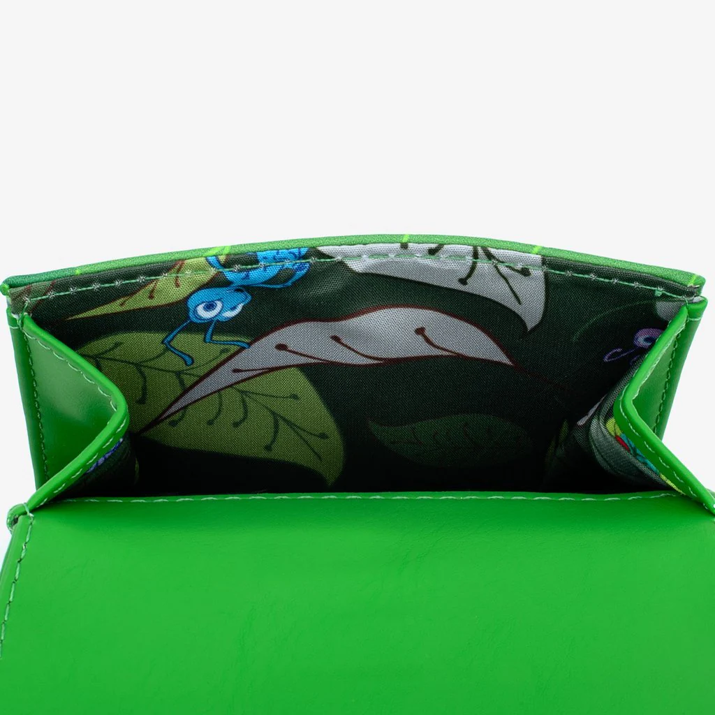 Loungefly X Pixar A Bug's Life Leaf Flap Purse - Image 4