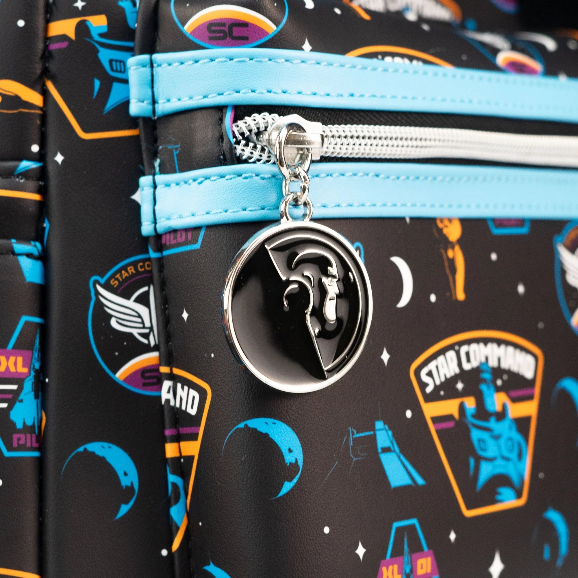 Loungefly x Pixar Buzz Lightyear Star Command AOP mini Backpack - Image 3