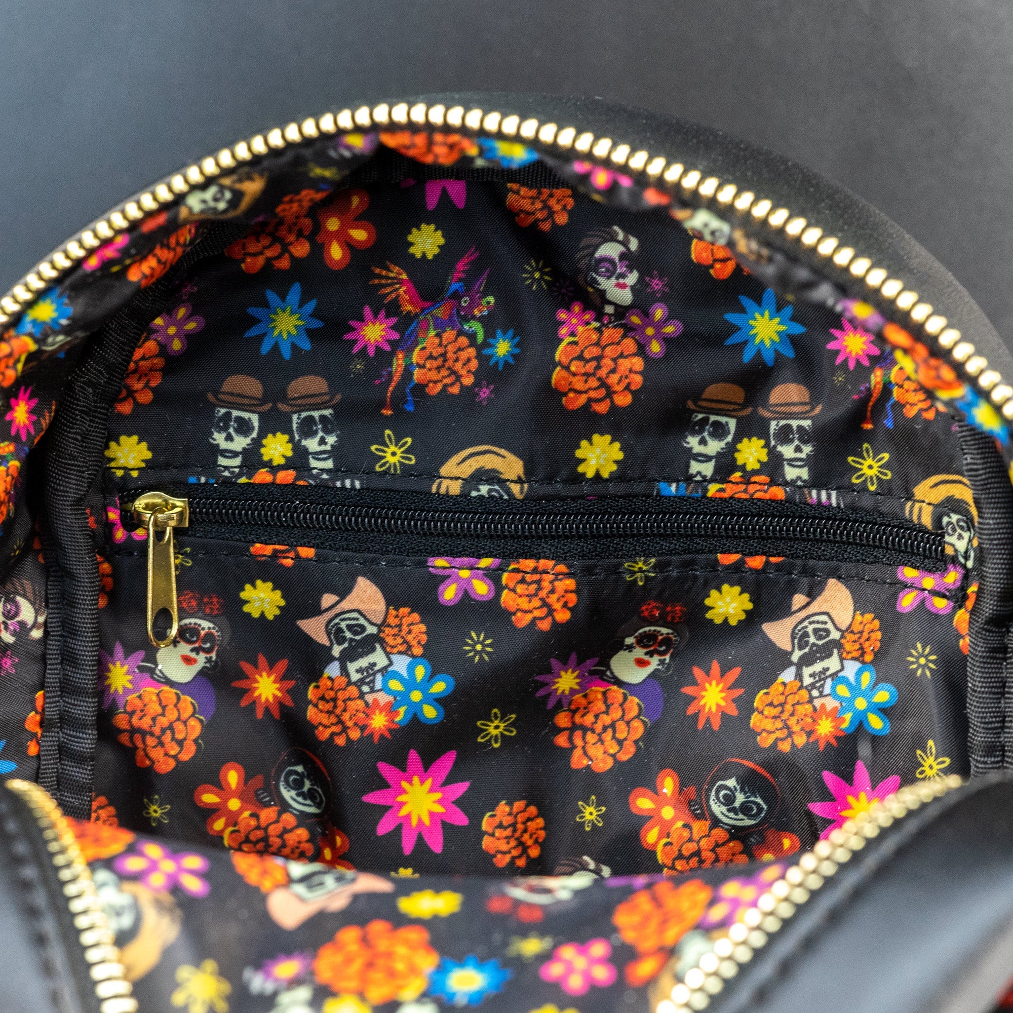 Loungefly x Disney Pixar Coco Remember Me Floral Mini Backpack - Image 6