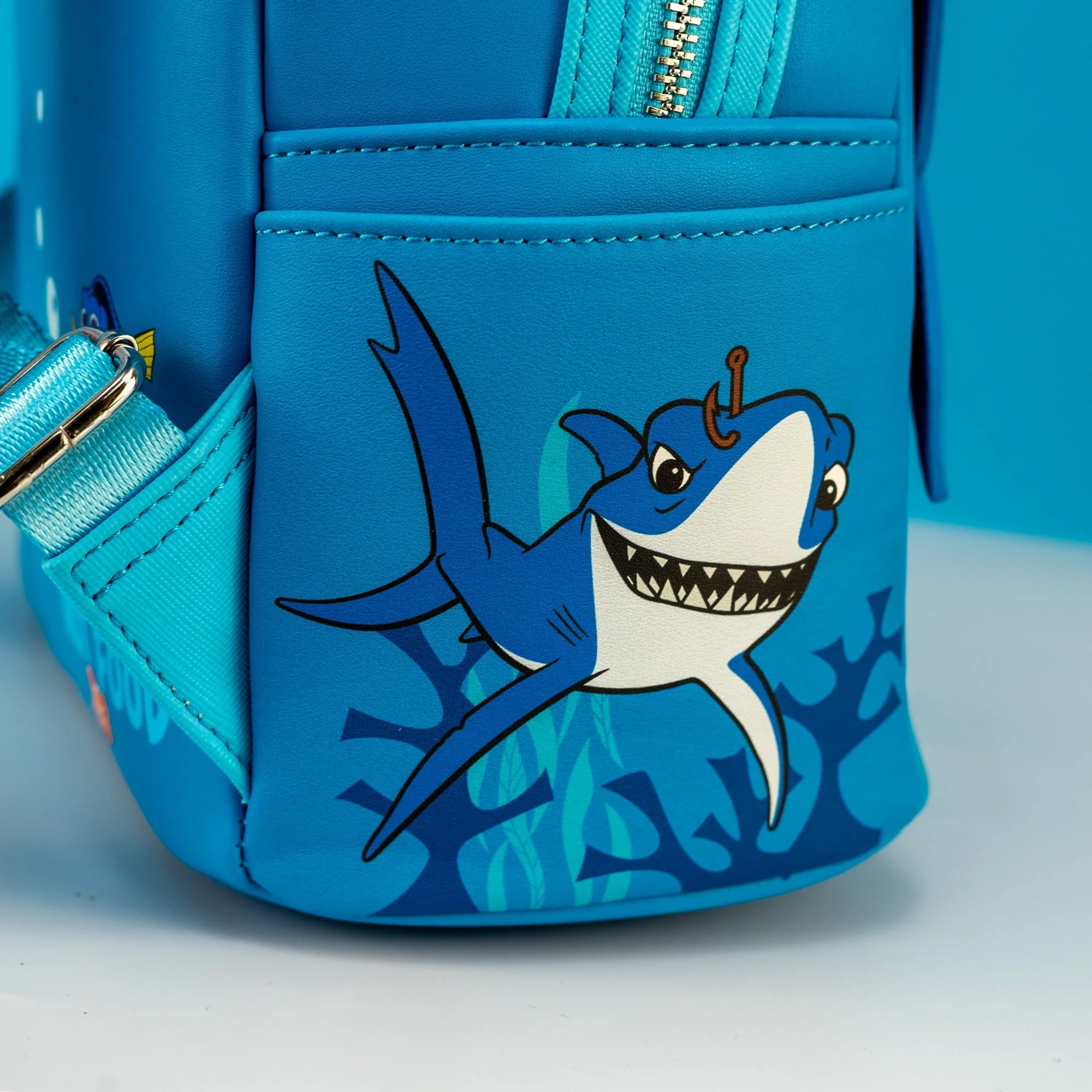 Loungefly x Pixar Finding Nemo Bruce Cosplay Mini Backpack - Image 7
