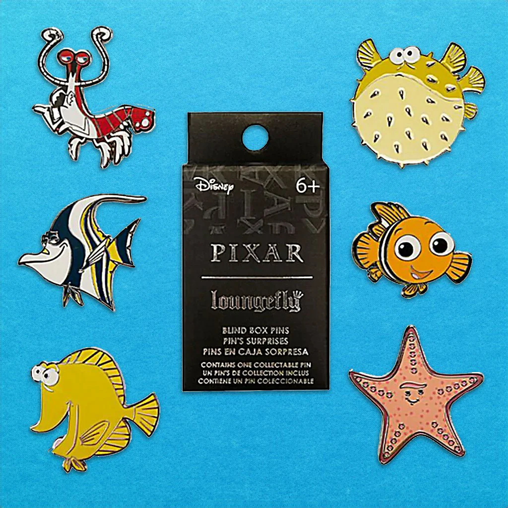 Loungefly x Pixar Finding Nemo Fish Tank Buddies Blind Box Mystery Pin