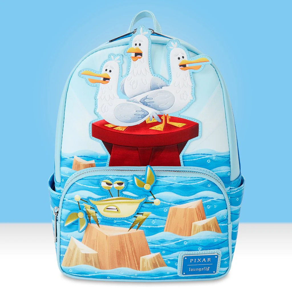 Loungefly x Pixar Finding Nemo Mine Mine Mine Seagulls Mini Backpack