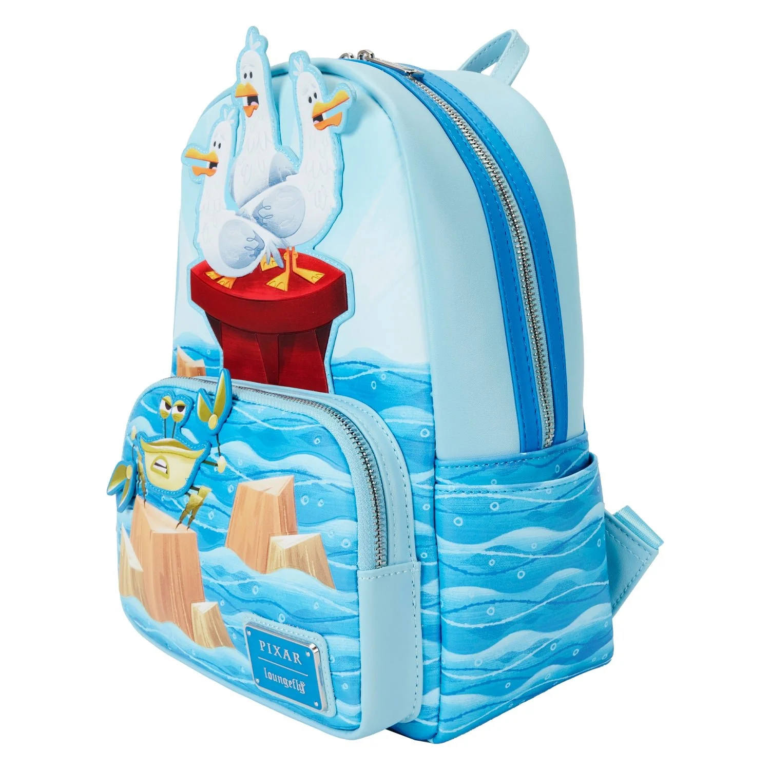 Loungefly x Pixar Finding Nemo Mine Mine Mine Seagulls Mini Backpack - Image 2