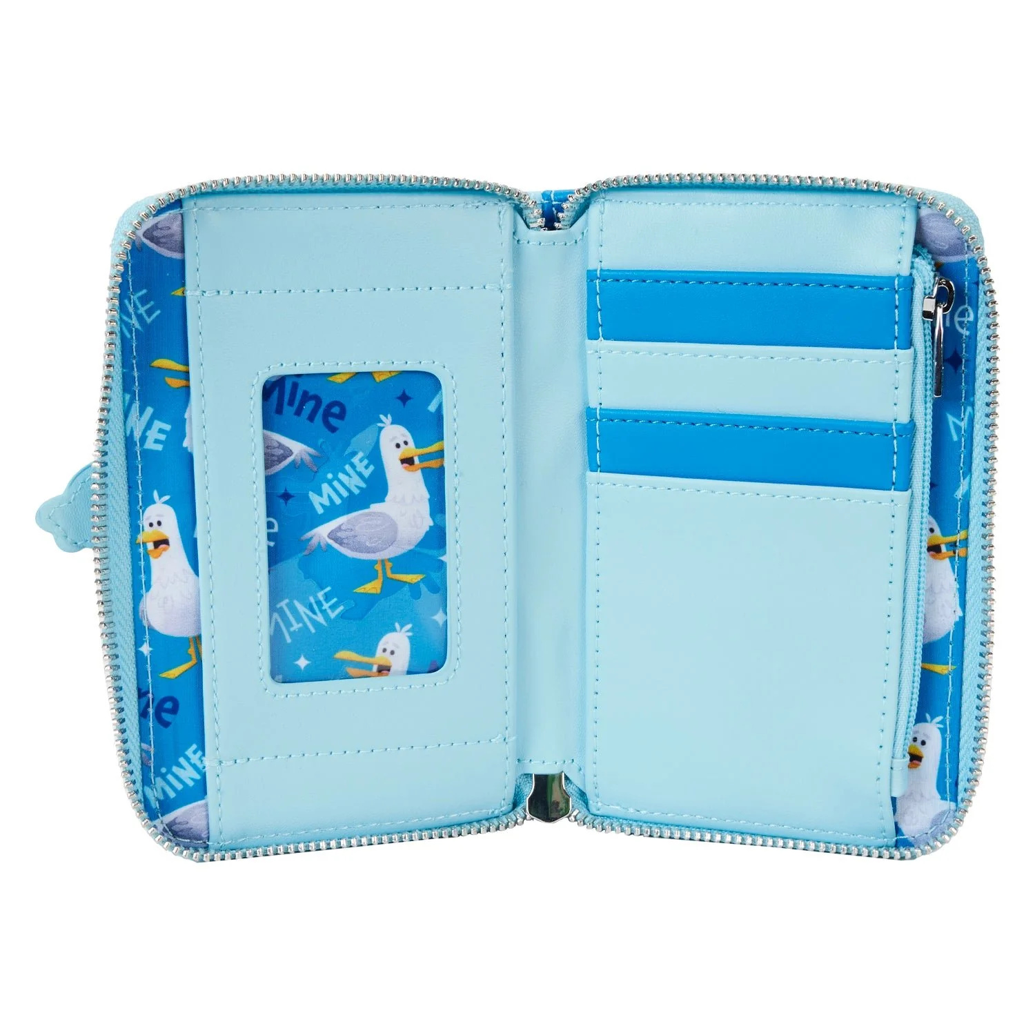 Loungefly x Pixar Finding Nemo Mine Mine Mine Seagulls Zip Around Wallet - Image 4