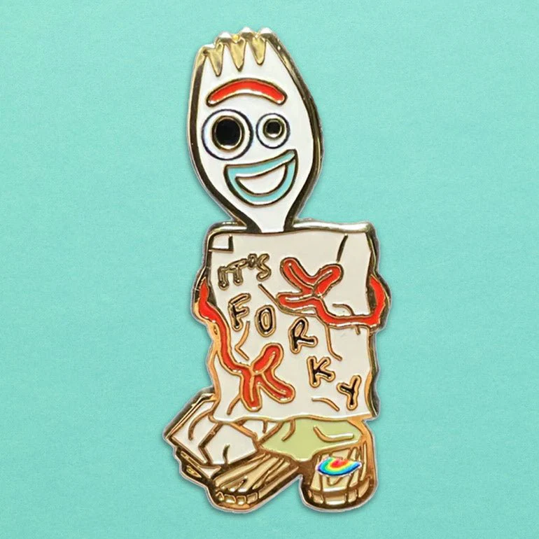 Loungefly x Pixar It's Forky Limited Edition Enamel Pin