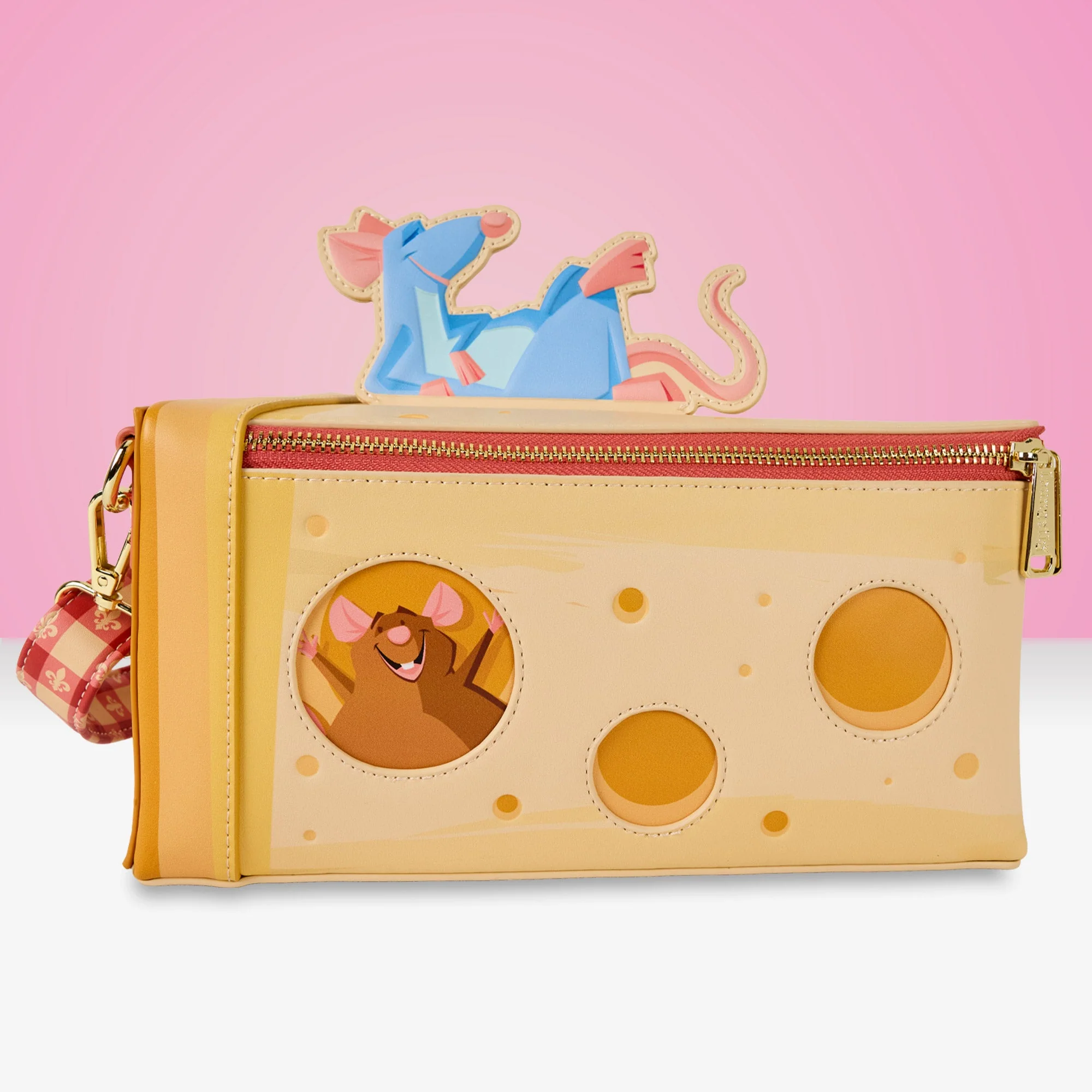Loungefly x Pixar Ratatouille Remy Cheese Wedge Crossbody Bag