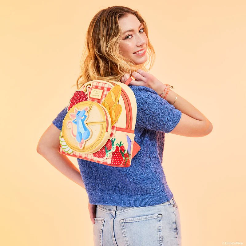Loungefly x Pixar Ratatouille Remy Cheese Wheel Mini Backpack - Image 2