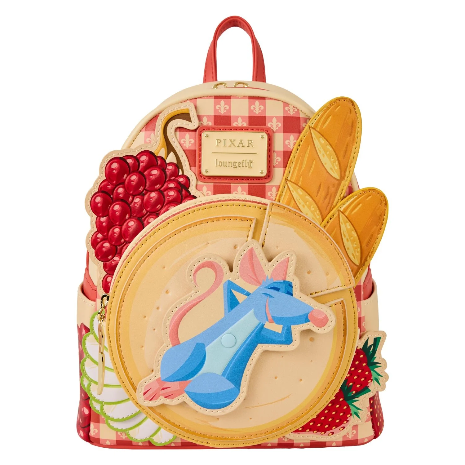 Loungefly x Pixar Ratatouille Remy Cheese Wheel Mini Backpack - Image 6