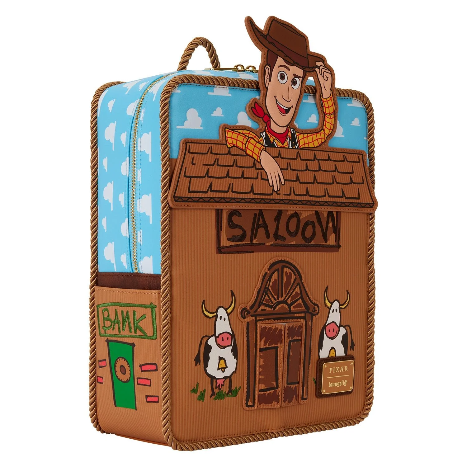Loungefly x Pixar Toy Story 30th Anniversary Woody Mini Backpack - Image 4
