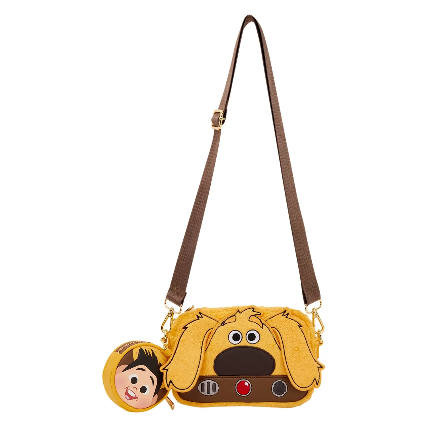 Loungefly x Pixar Up Dug Sling Crossbody Bag With Coin Bag - Image 3