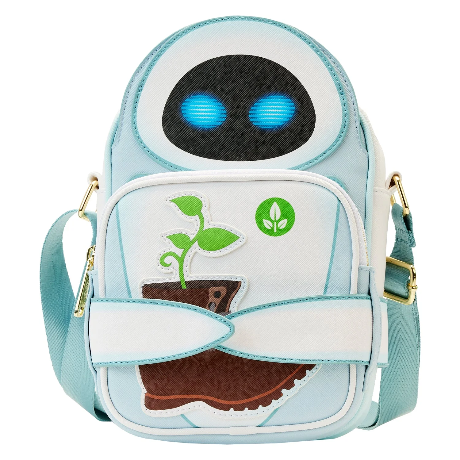 Loungefly x Pixar Wall-E Date Night Eve Crossbody Bag