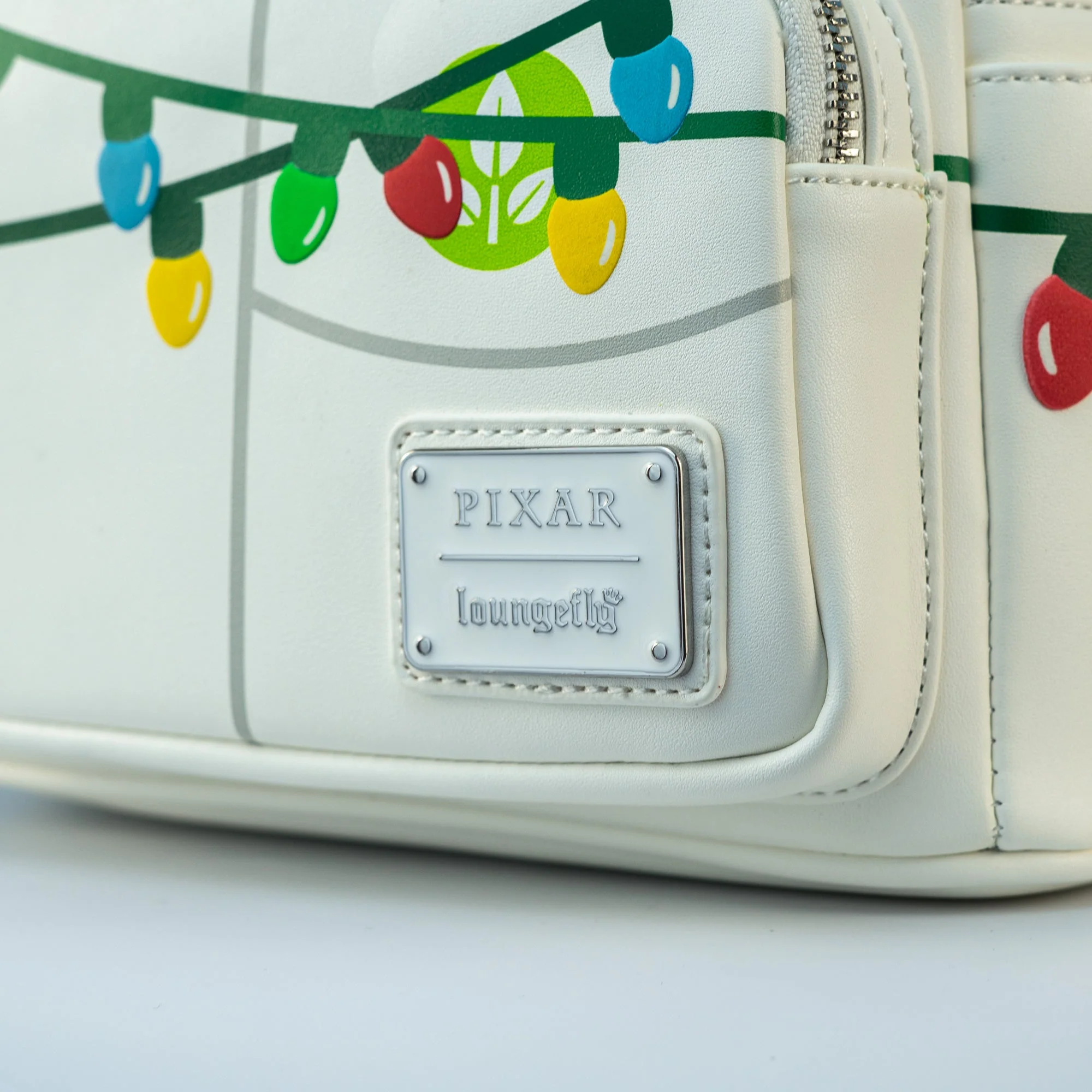 Loungefly x Pixar WALLE Eve Wearing Lights Cosplay Mini Backpack - Image 3