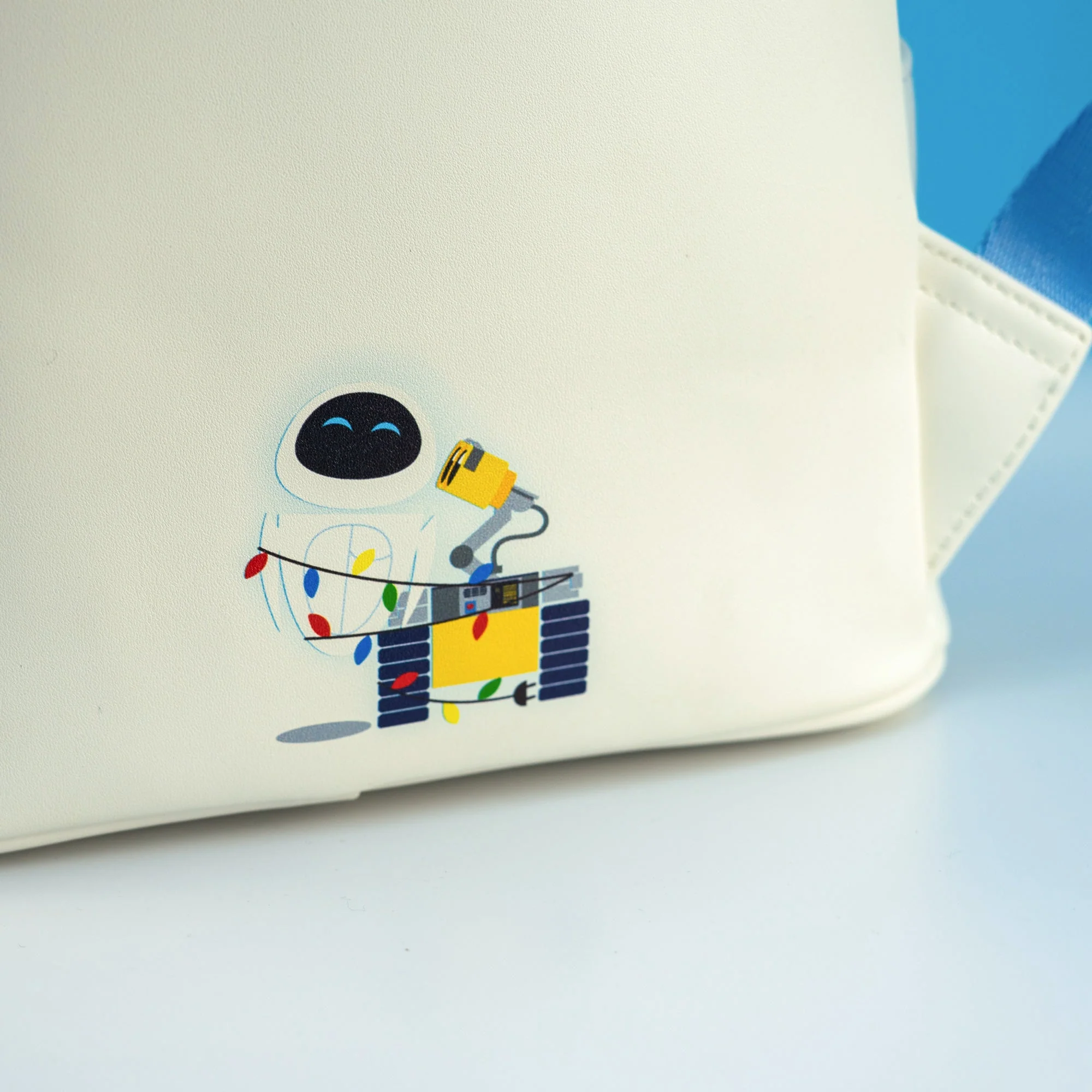 Loungefly x Pixar WALLE Eve Wearing Lights Cosplay Mini Backpack - Image 6